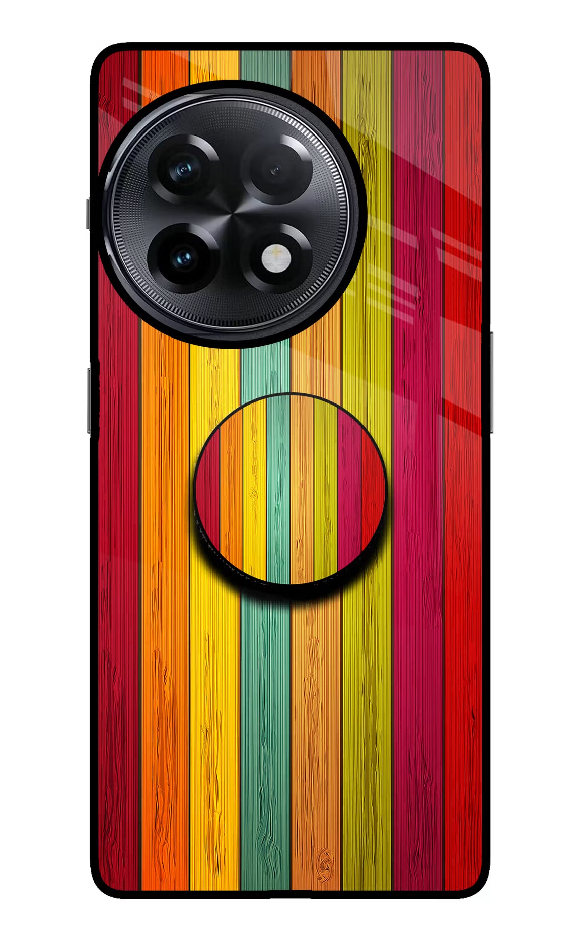 Multicolor Wooden OnePlus 11R Glass Case - Multicolor Wooden OnePlus 11R Glass Case Multicolor Wooden OnePlus 11R Glass Case