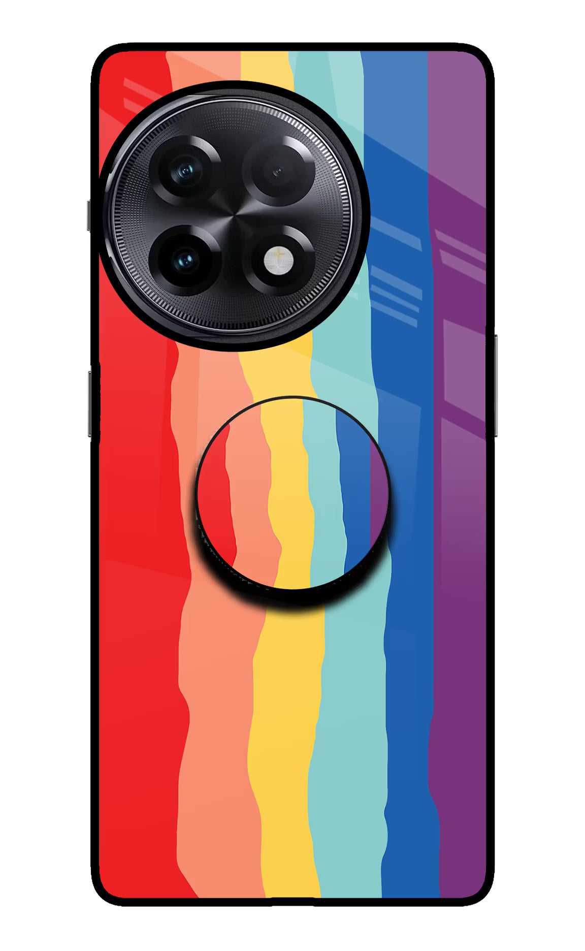 Rainbow OnePlus 11R Glass Case - Rainbow OnePlus 11R Glass Case Rainbow OnePlus 11R Glass Case