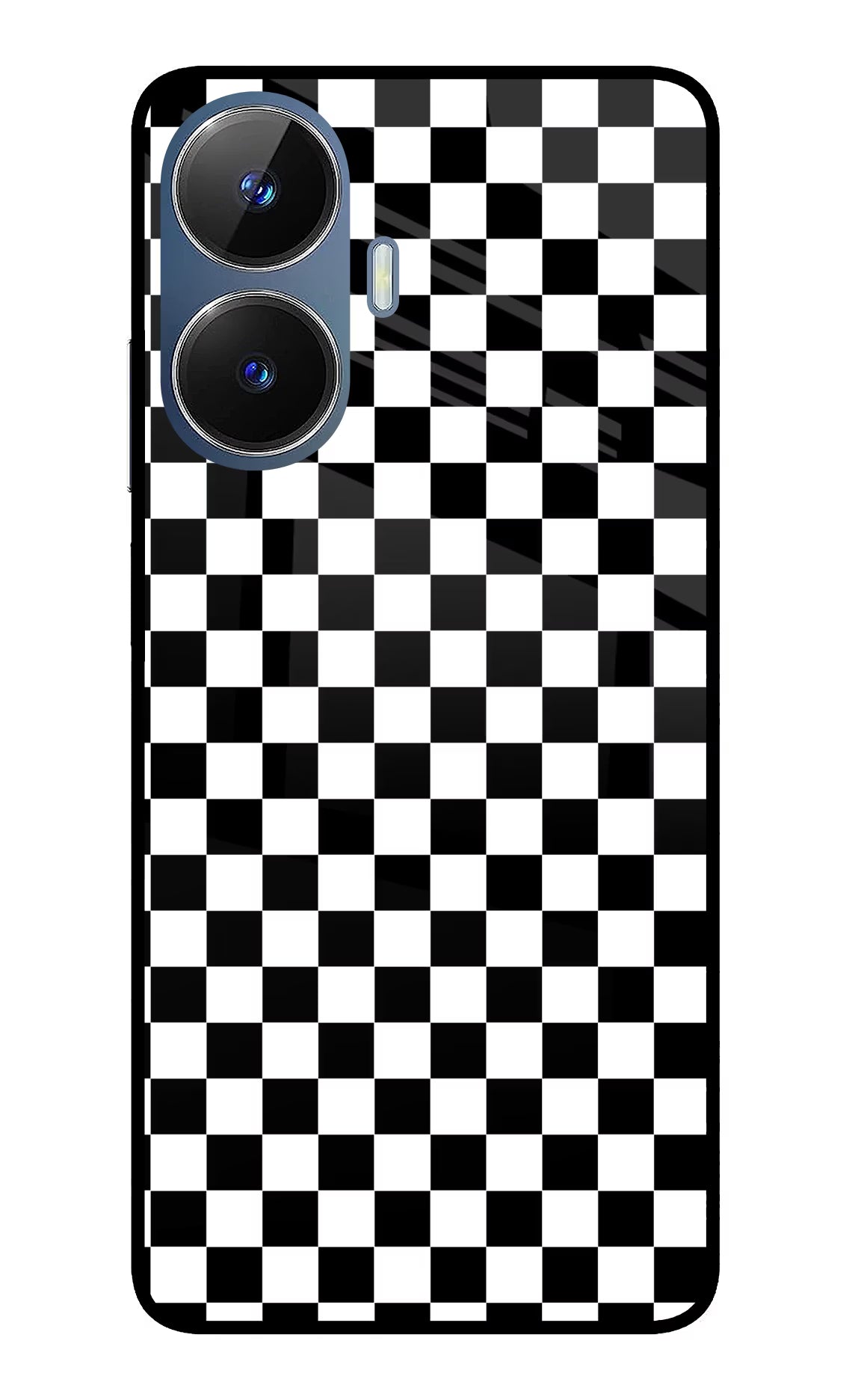 Chess Board Realme C55/N55 Glass Case - Chess Board Realme C55/N55 Glass Case Chess Board Realme C55/N55 Glass Case