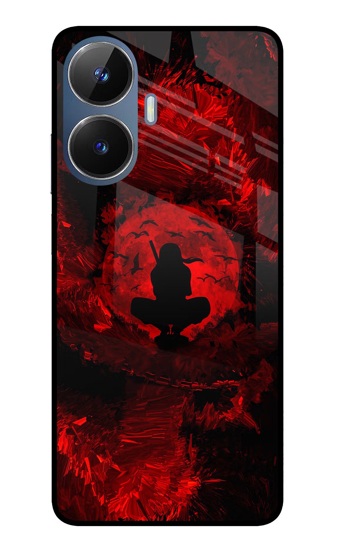 Itachi Uchiha Realme C55/N55 Glass Case - Itachi Uchiha Realme C55/N55 Glass Case Itachi Uchiha Realme C55/N55 Glass Case