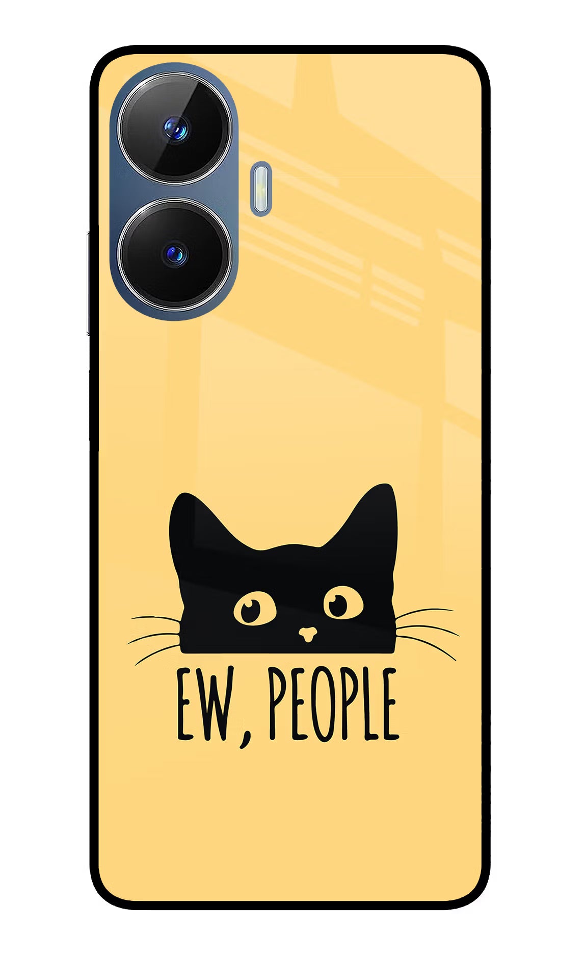 Ew People Catitude Realme C55/N55 Glass Case - Ew People Catitude Realme C55/N55 Glass Case Ew People Catitude Realme C55/N55 Glass Case