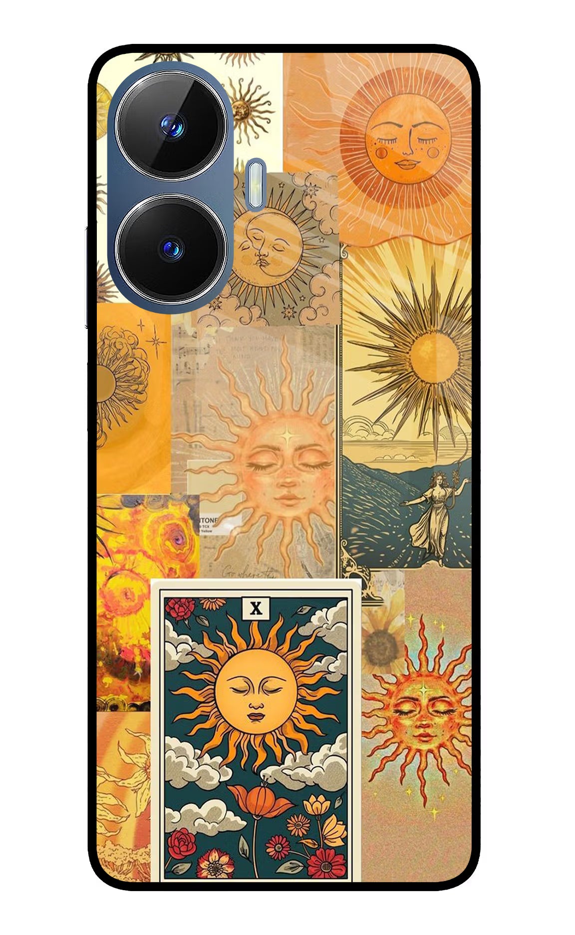 Sun Realme C55/N55 Glass Case - Sun Realme C55/N55 Glass Case Sun Realme C55/N55 Glass Case