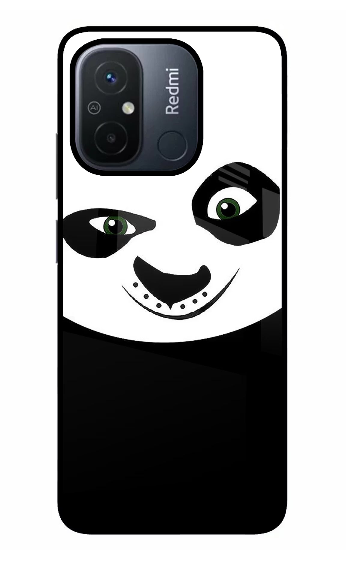 Panda Redmi 12C Glass Case - Panda Redmi 12C Glass Case Panda Redmi 12C Glass Case
