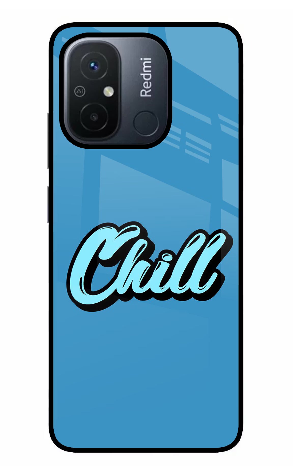 Chill Redmi 12C Glass Case - Chill Redmi 12C Glass Case Chill Redmi 12C Glass Case