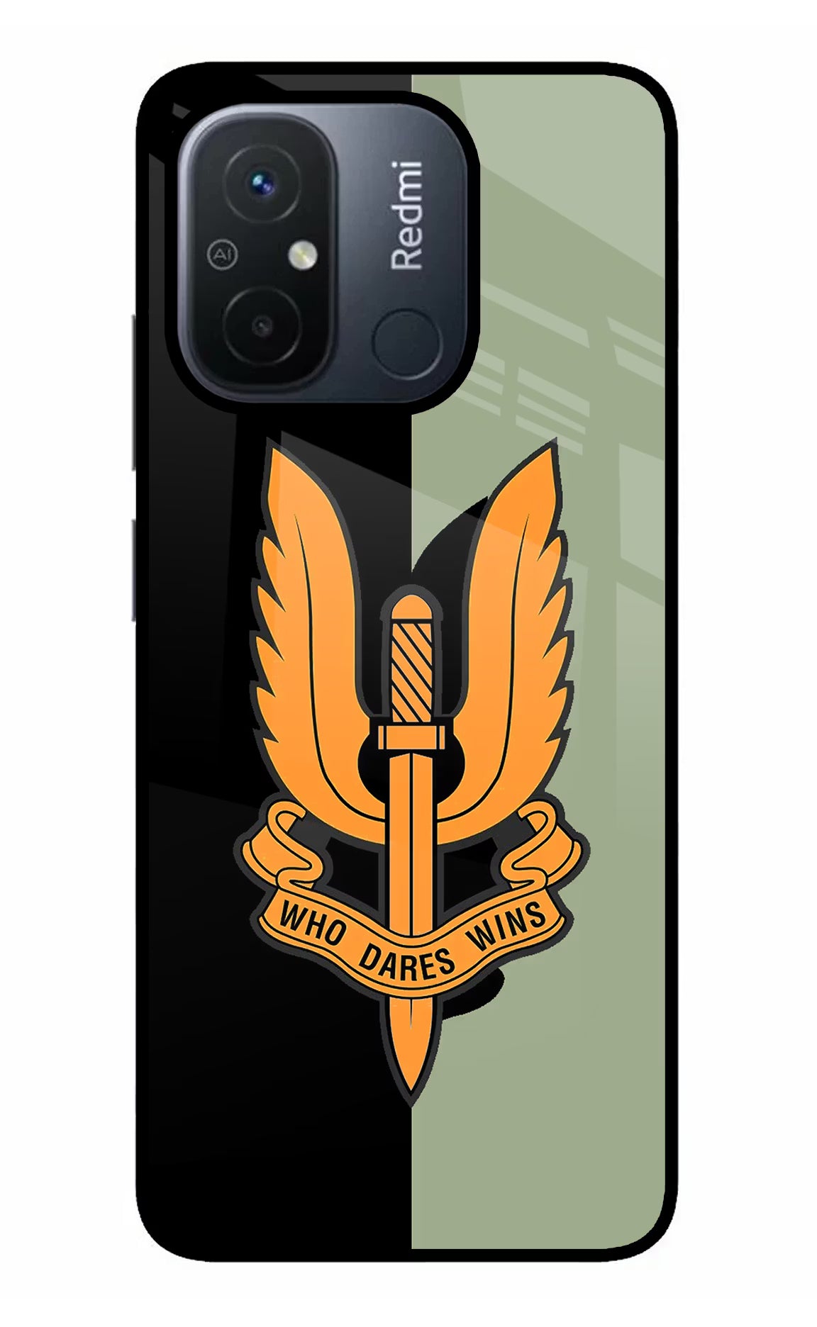 Balidan Logo Redmi 12C Glass Case - Balidan Logo Redmi 12C Glass Case Balidan Logo Redmi 12C Glass Case