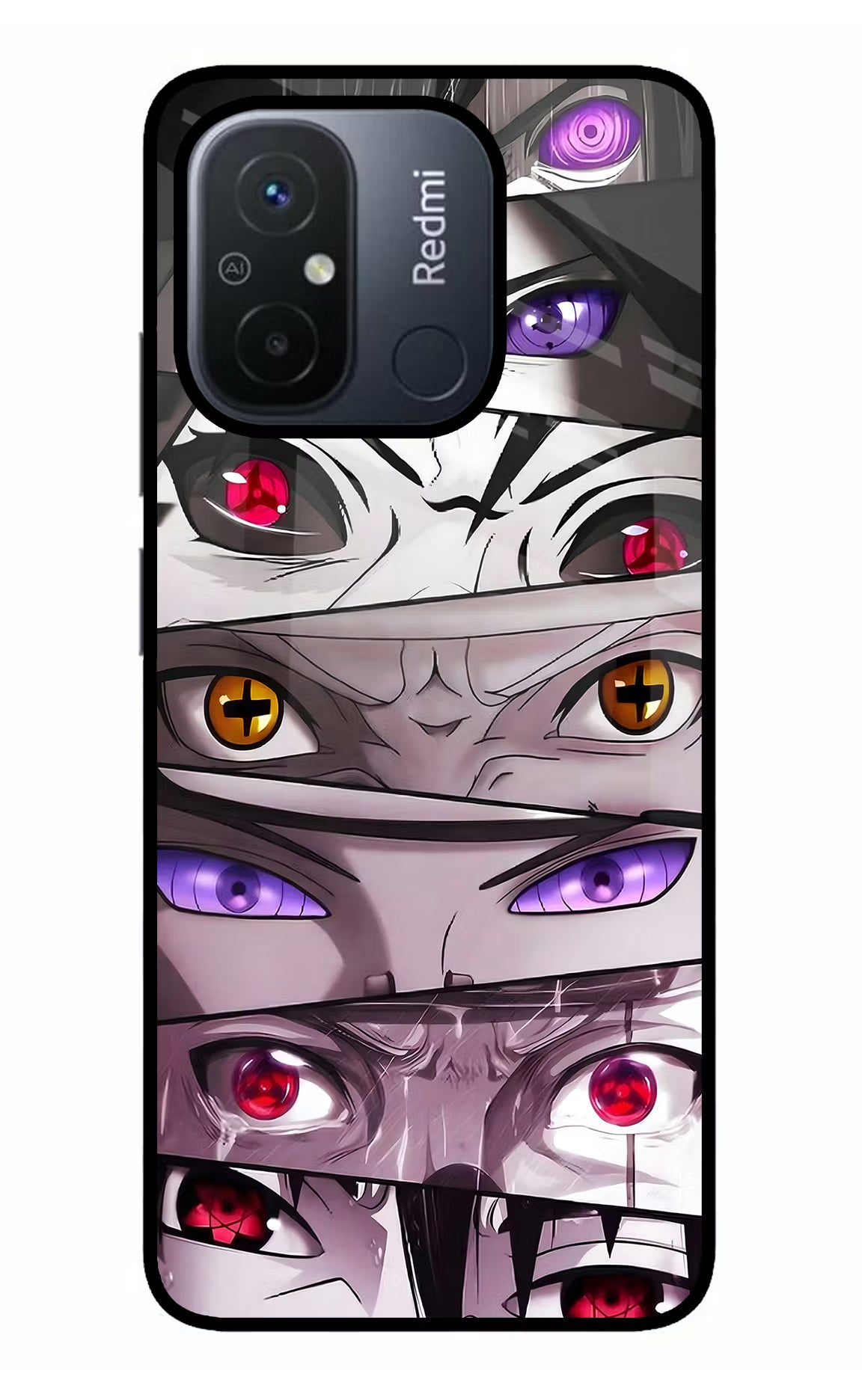 Naruto Anime Redmi 12C Glass Case - Naruto Anime Redmi 12C Glass Case Naruto Anime Redmi 12C Glass Case
