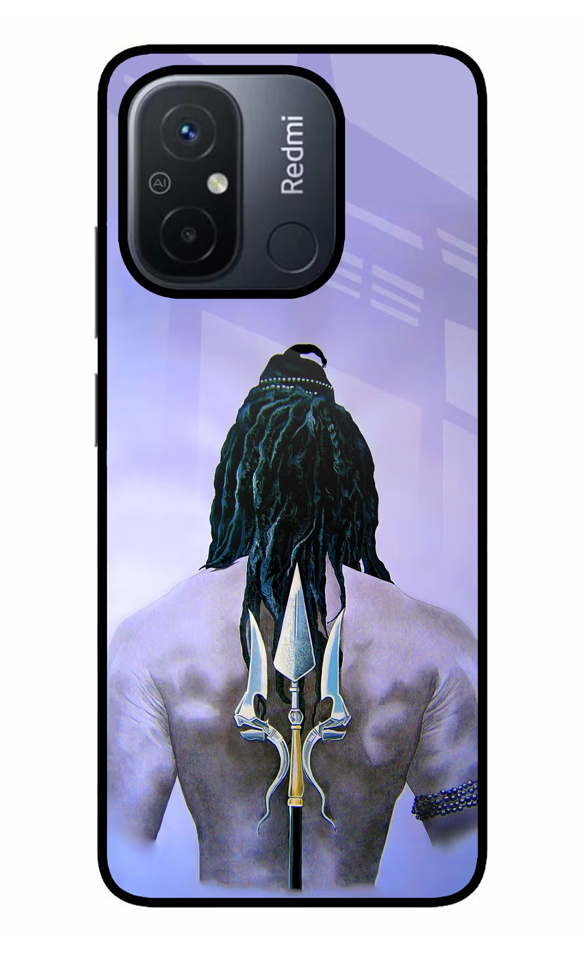 Shiva Redmi 12C Glass Case - Shiva Redmi 12C Glass Case Shiva Redmi 12C Glass Case