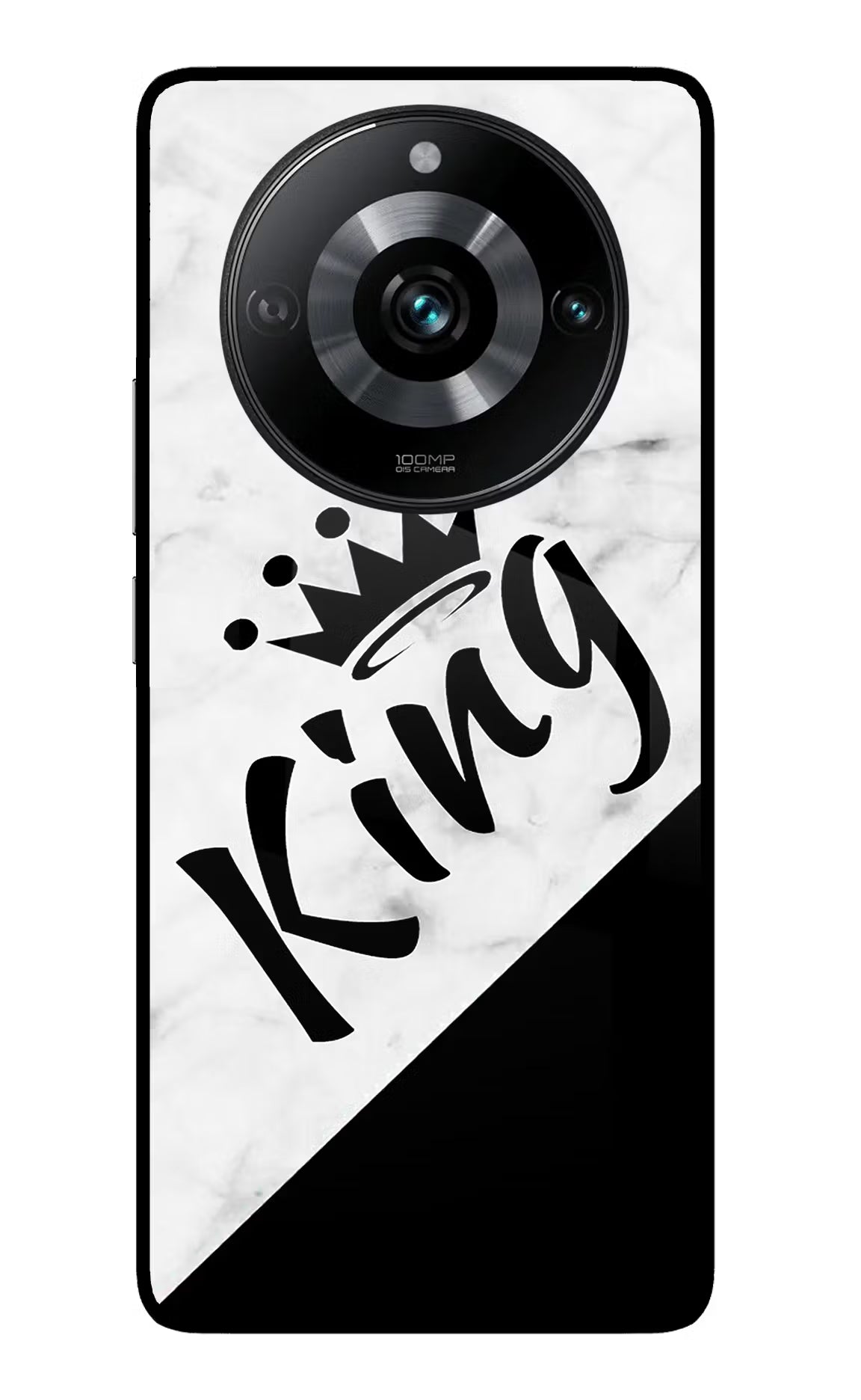 King Realme 11 Pro/Pro+ 5G Back Cover - King Realme 11 Pro/Pro+ 5G Glass Case Back Cover by Casekaro King Realme 11 Pro/Pro+ 5G Glass Case Back Cover by Casekaro