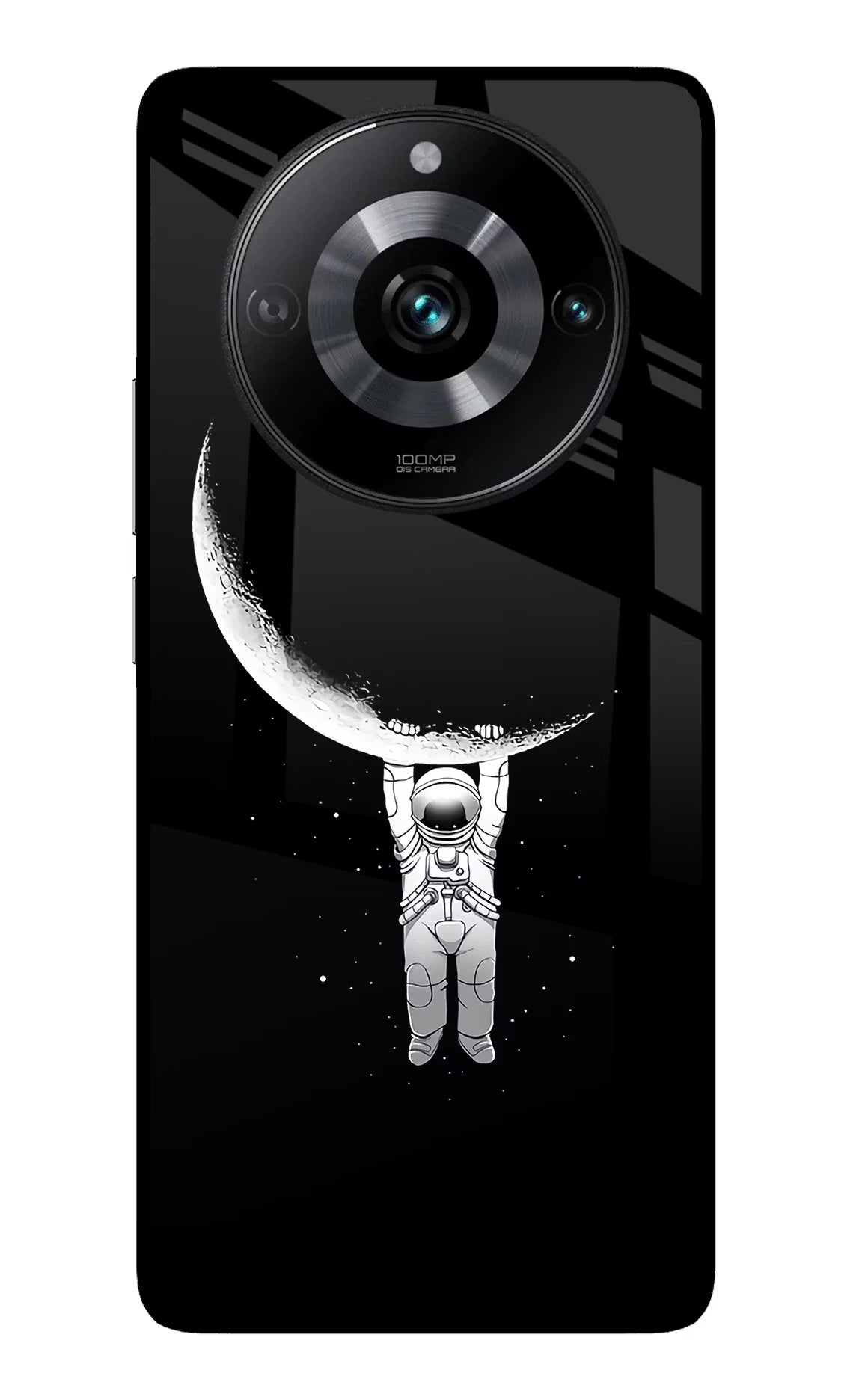 Moon Space Realme 11 Pro/Pro+ 5G Glass Case - Moon Space Realme 11 Pro/Pro+ 5G Glass Case Moon Space Realme 11 Pro/Pro+ 5G Glass Case