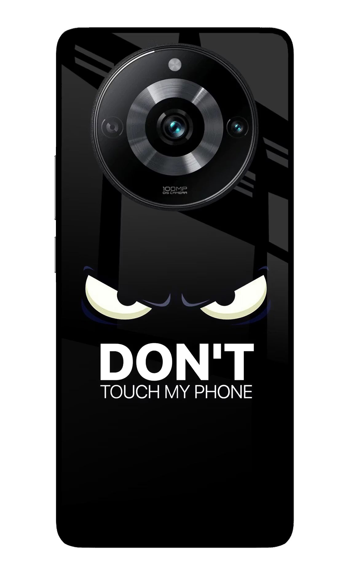 Don'T Touch My Phone Realme 11 Pro/Pro+ 5G Back Cover - Don'T Touch My Phone Realme 11 Pro/Pro+ 5G Glass Case Back Cover by Casekaro Don'T Touch My Phone Realme 11 Pro/Pro+ 5G Glass Case Back Cover by Casekaro