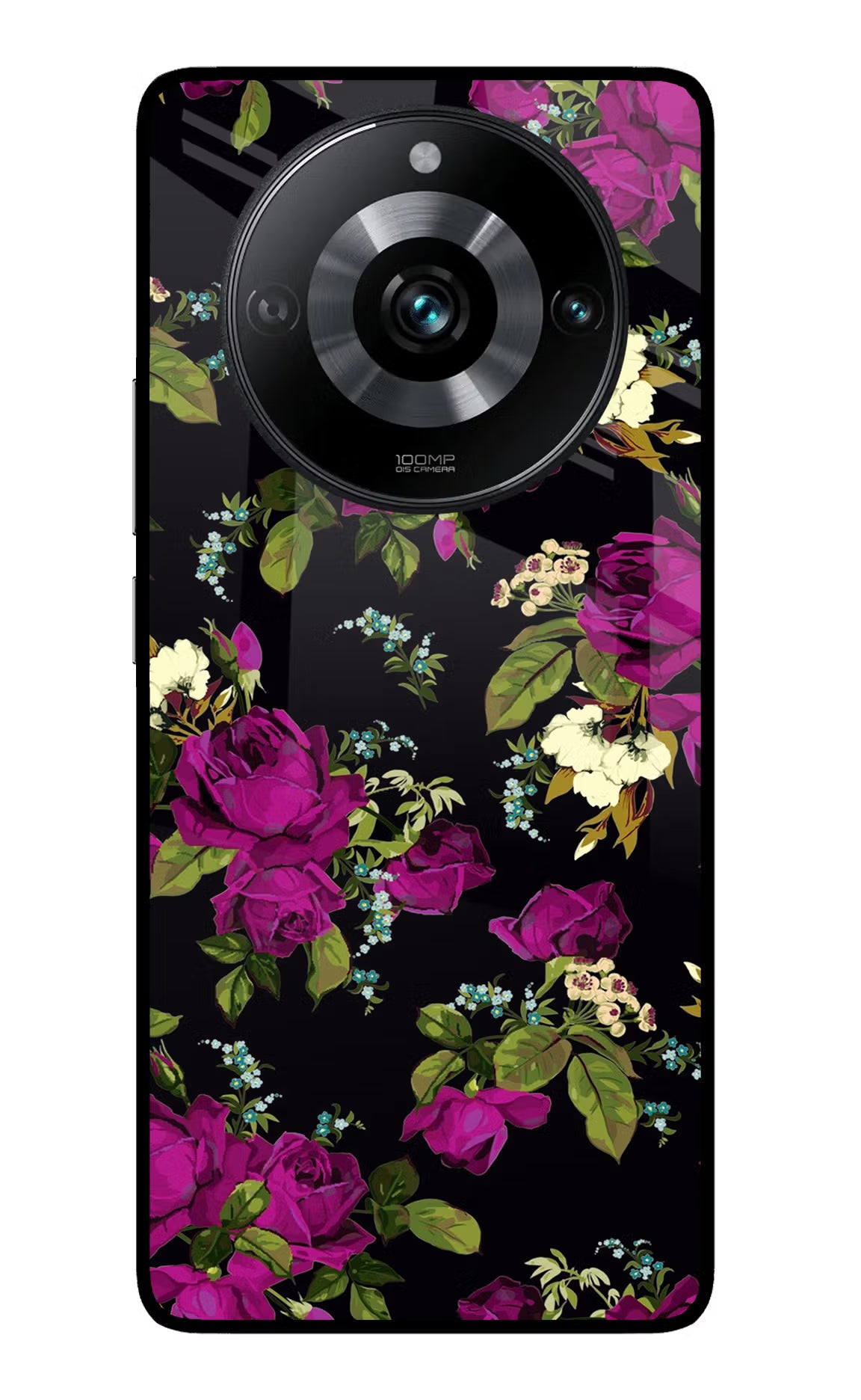 Flowers Realme 11 Pro/Pro+ 5G Glass Case - Flowers Realme 11 Pro/Pro+ 5G Glass Case Flowers Realme 11 Pro/Pro+ 5G Glass Case