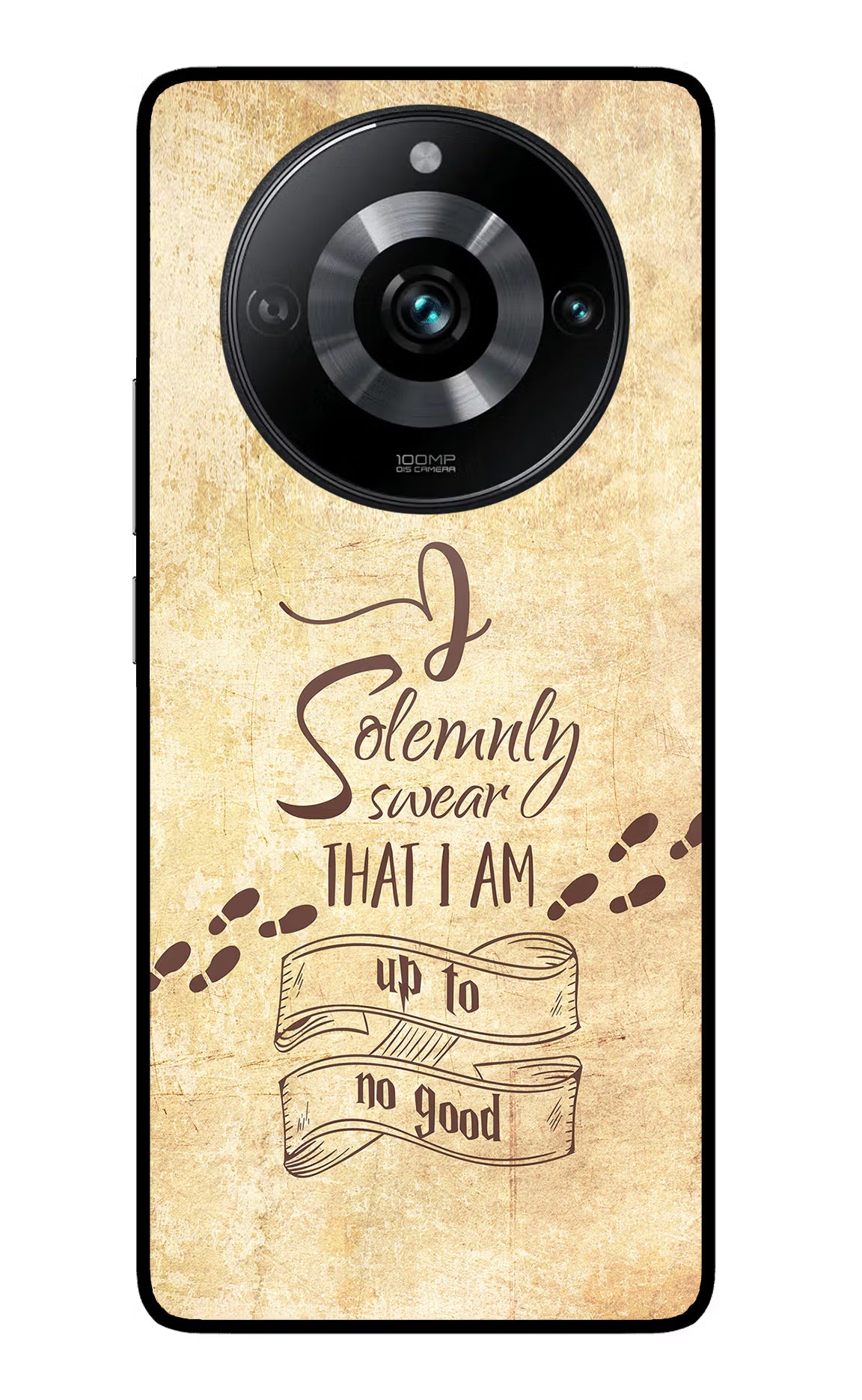 I Solemnly swear that i up to no good Realme 11 Pro/Pro+ 5G Back Cover - I Solemnly swear that i up to no good Realme 11 Pro/Pro+ 5G Glass Case Back Cover by Casekaro I Solemnly swear that i up to no good Realme 11 Pro/Pro+ 5G Glass Case Back Cover by Casekaro