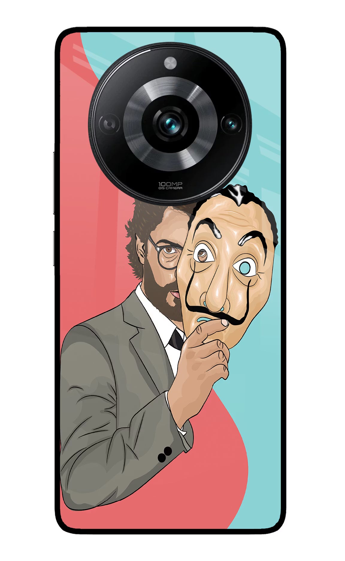 Professor Realme 11 Pro/Pro+ 5G Back Cover - Professor Realme 11 Pro/Pro+ 5G Glass Case Back Cover by Casekaro Professor Realme 11 Pro/Pro+ 5G Glass Case Back Cover by Casekaro