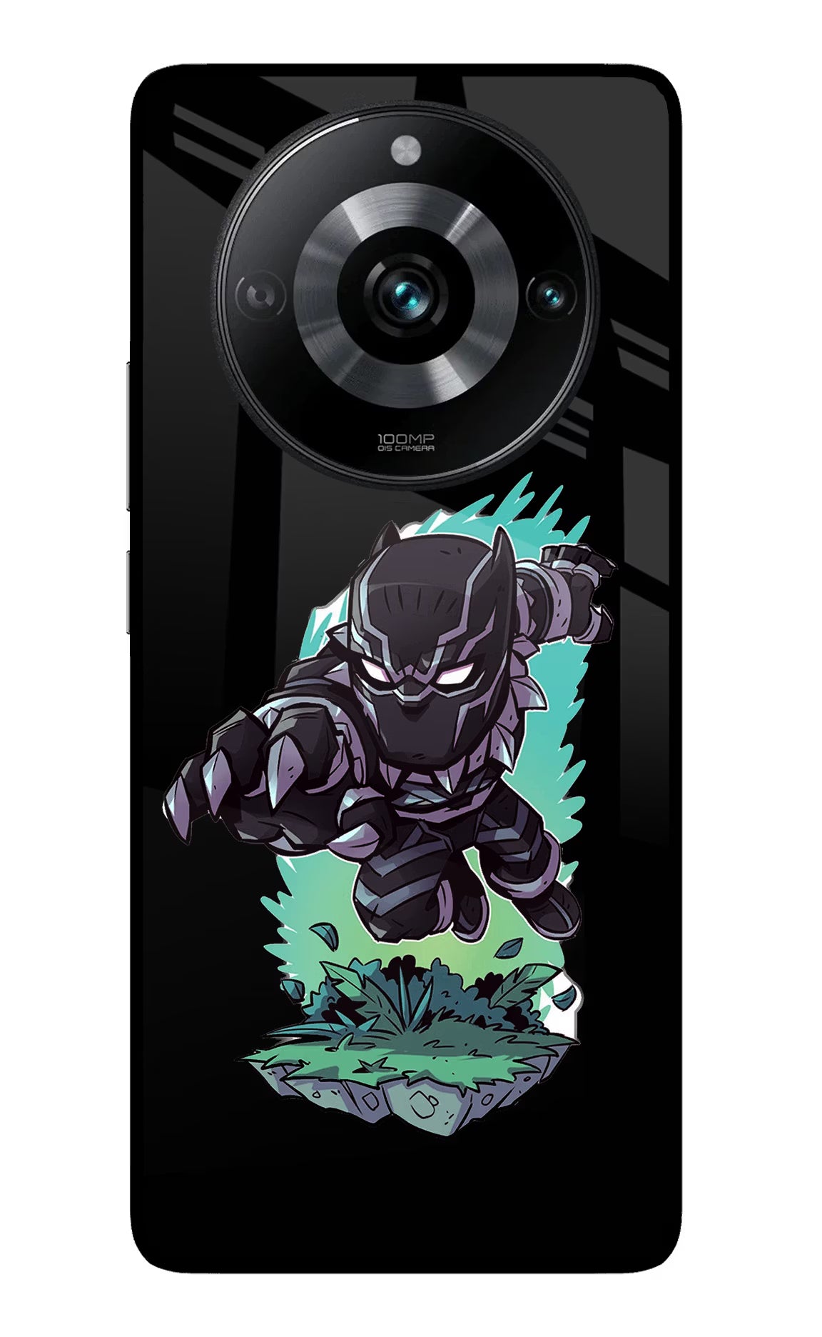 Black Panther Realme 11 Pro/Pro+ 5G Glass Case - Black Panther Realme 11 Pro/Pro+ 5G Glass Case Black Panther Realme 11 Pro/Pro+ 5G Glass Case