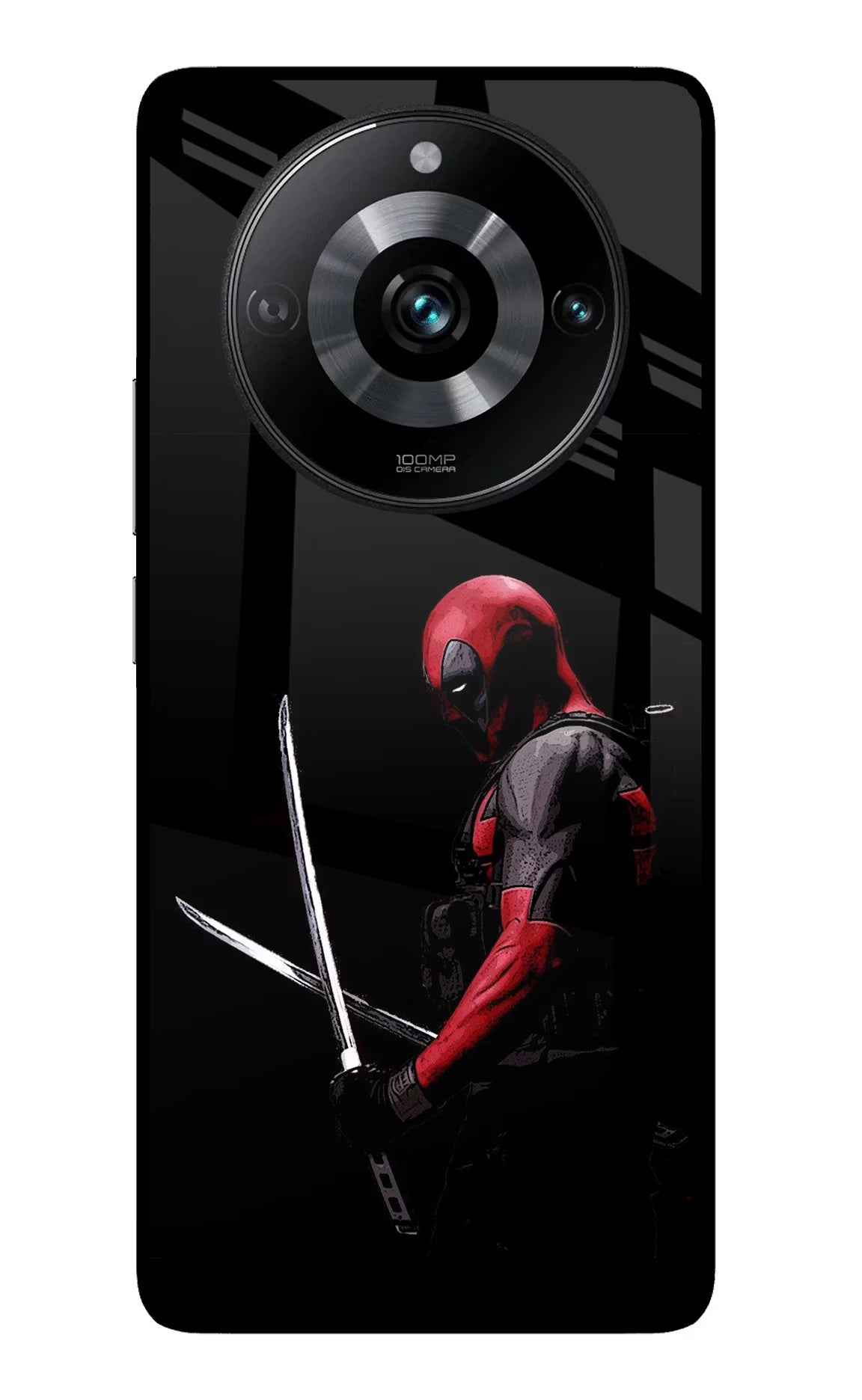 Deadpool Realme 11 Pro/Pro+ 5G Glass Case - Deadpool Realme 11 Pro/Pro+ 5G Glass Case Deadpool Realme 11 Pro/Pro+ 5G Glass Case