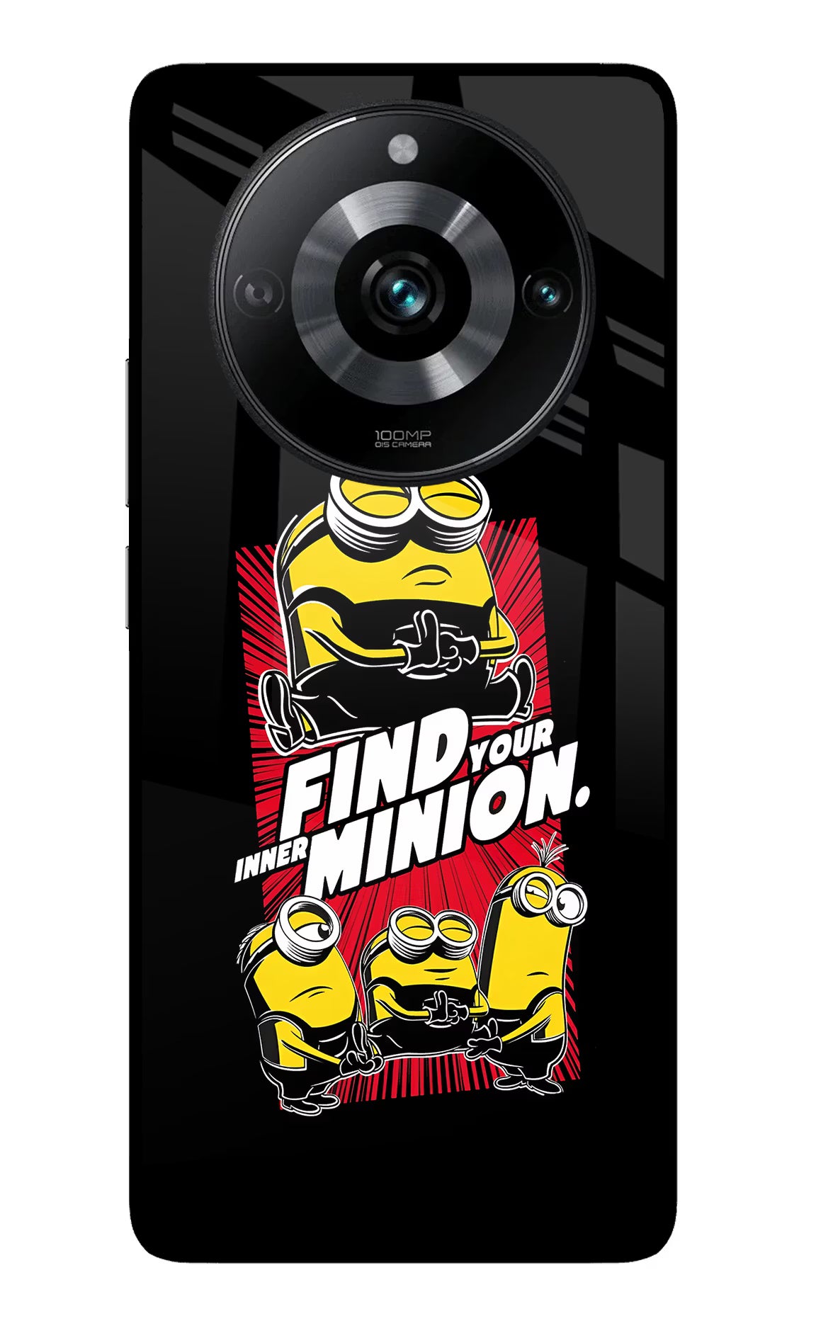 Find your inner Minion Realme 11 Pro/Pro+ 5G Glass Case - Find your inner Minion Realme 11 Pro/Pro+ 5G Glass Case Find your inner Minion Realme 11 Pro/Pro+ 5G Glass Case