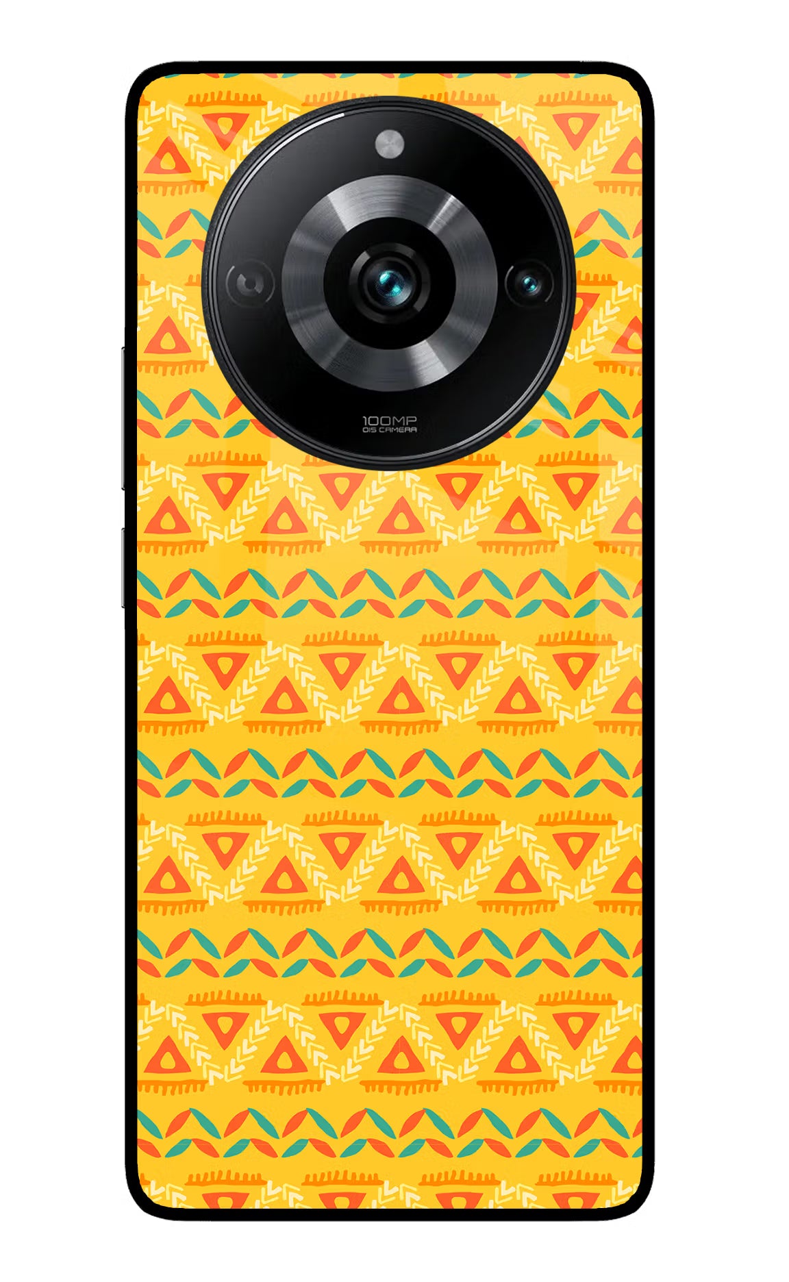 Tribal Pattern Realme 11 Pro/Pro+ 5G Back Cover - Tribal Pattern Realme 11 Pro/Pro+ 5G Glass Case Back Cover by Casekaro Tribal Pattern Realme 11 Pro/Pro+ 5G Glass Case Back Cover by Casekaro