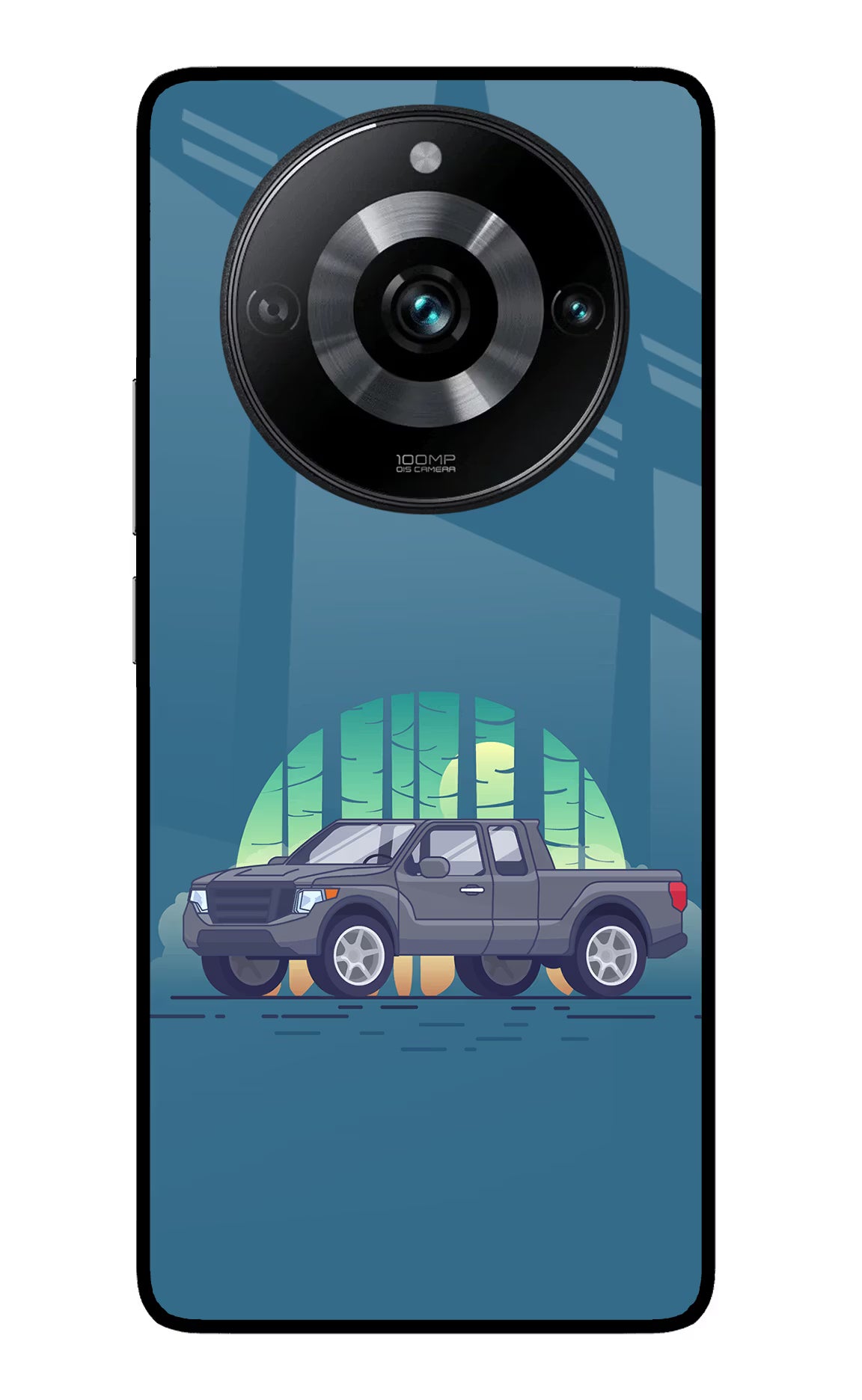 Retro Garage Vibe Realme 11 Pro/Pro+ 5G Back Cover - Retro Garage Vibe Realme 11 Pro/Pro+ 5G Glass Case Back Cover by Casekaro Retro Garage Vibe Realme 11 Pro/Pro+ 5G Glass Case Back Cover by Casekaro