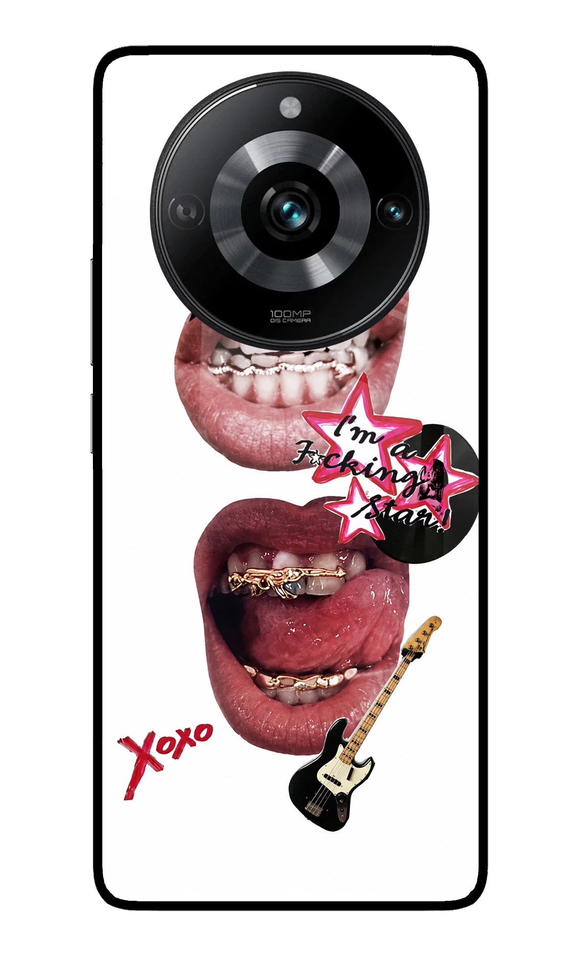 Rockstar Realme 11 Pro/Pro+ 5G Glass Case - Rockstar Realme 11 Pro/Pro+ 5G Glass Case Rockstar Realme 11 Pro/Pro+ 5G Glass Case