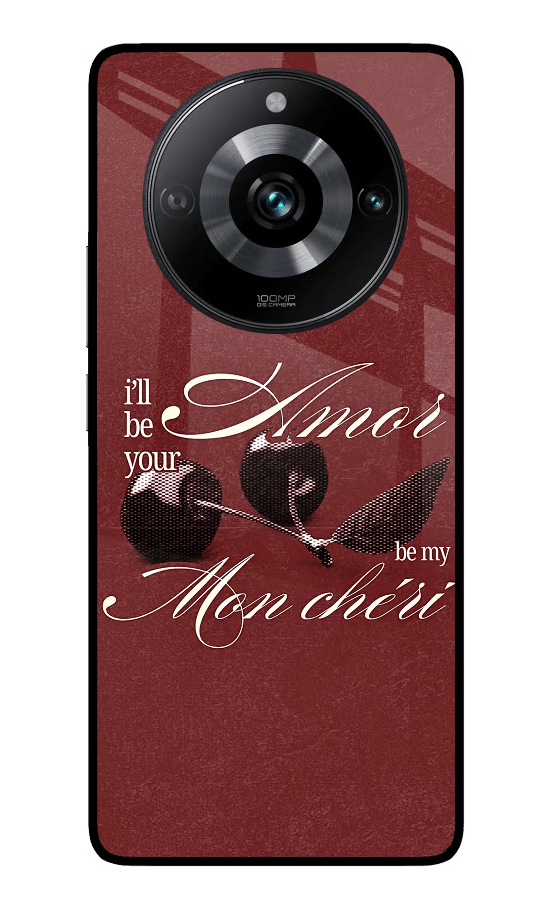 Velvet Cherry Realme 11 Pro/Pro+ 5G Glass Case - Velvet Cherry Realme 11 Pro/Pro+ 5G Glass Case Velvet Cherry Realme 11 Pro/Pro+ 5G Glass Case