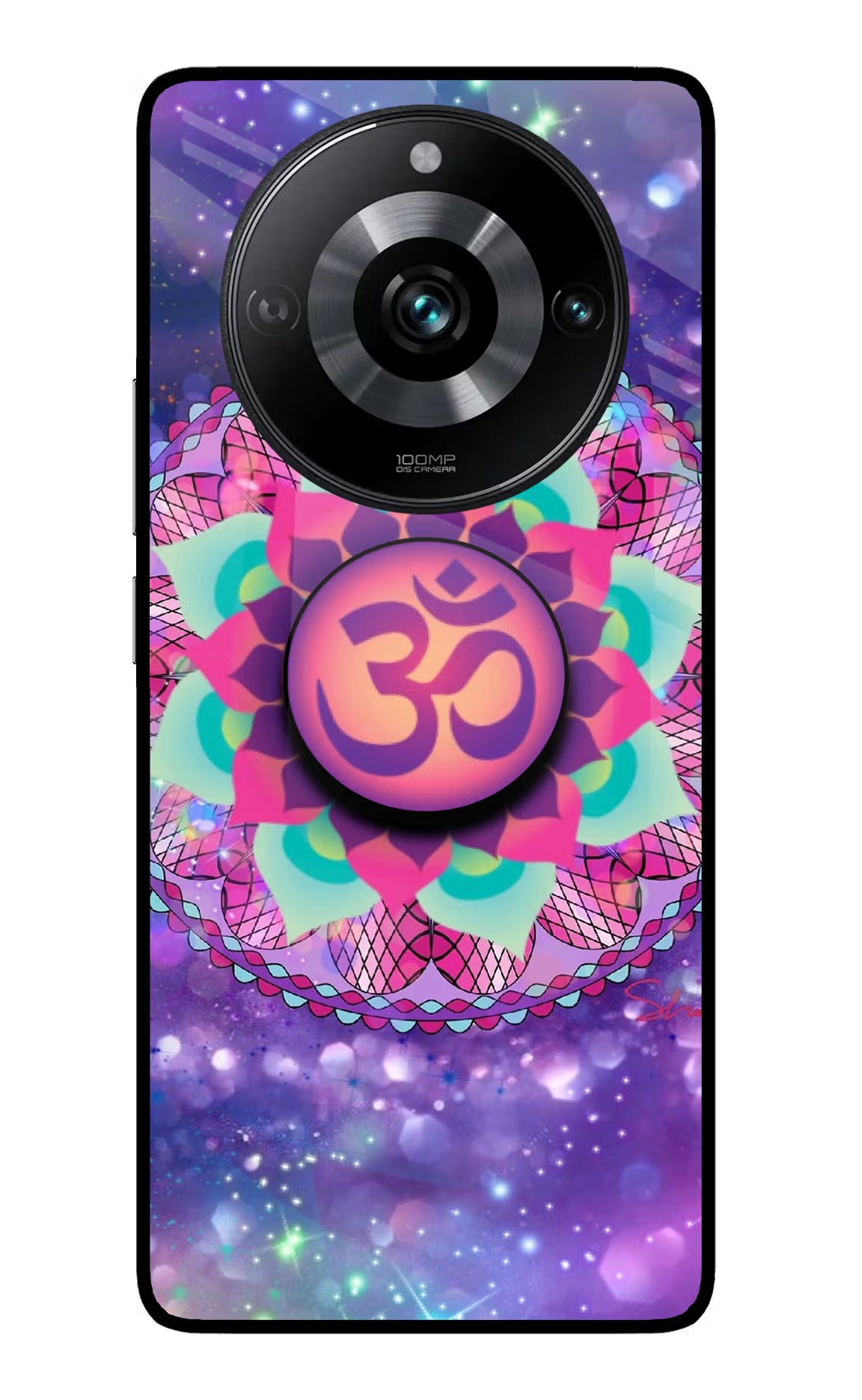 Om Purple Realme 11 Pro/Pro+ 5G Glass Case - Om Purple Realme 11 Pro/Pro+ 5G Glass Case Om Purple Realme 11 Pro/Pro+ 5G Glass Case