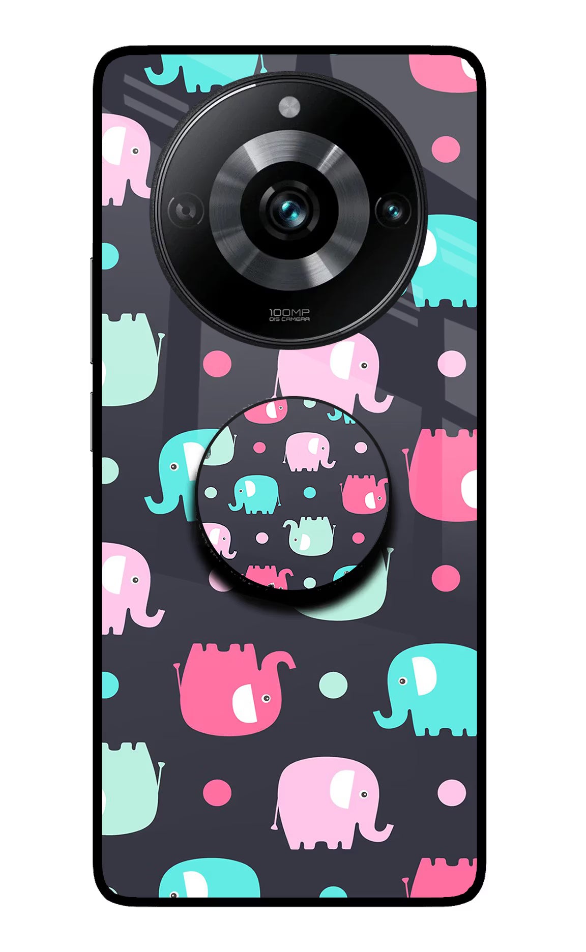 Baby Elephants Realme 11 Pro/Pro+ 5G Pop Case - Baby Elephants Realme 11 Pro/Pro+ 5G Pop Case by Casekaro Baby Elephants Realme 11 Pro/Pro+ 5G Pop Case by Casekaro