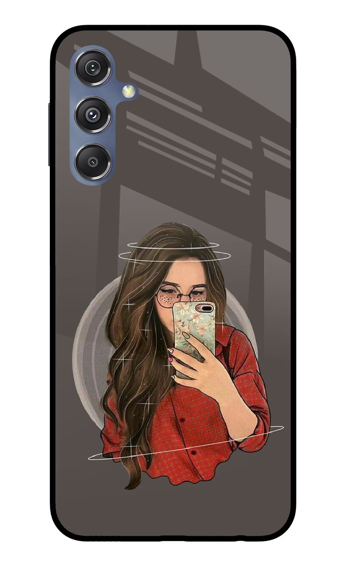 Selfie Queen Samsung M34 5G/F34 5G Glass Case - Selfie Queen Samsung M34 5G/F34 5G Glass Case Selfie Queen Samsung M34 5G/F34 5G Glass Case