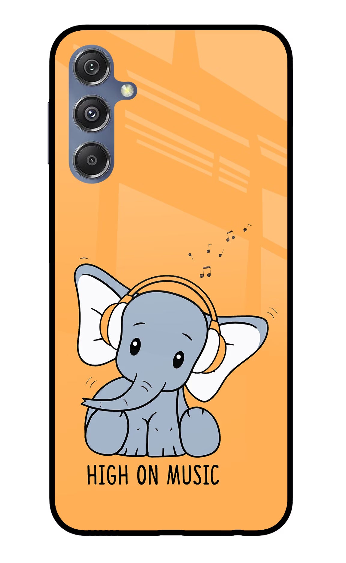 High On Music Samsung M34 5G/F34 5G Glass Case - High On Music Samsung M34 5G/F34 5G Glass Case High On Music Samsung M34 5G/F34 5G Glass Case