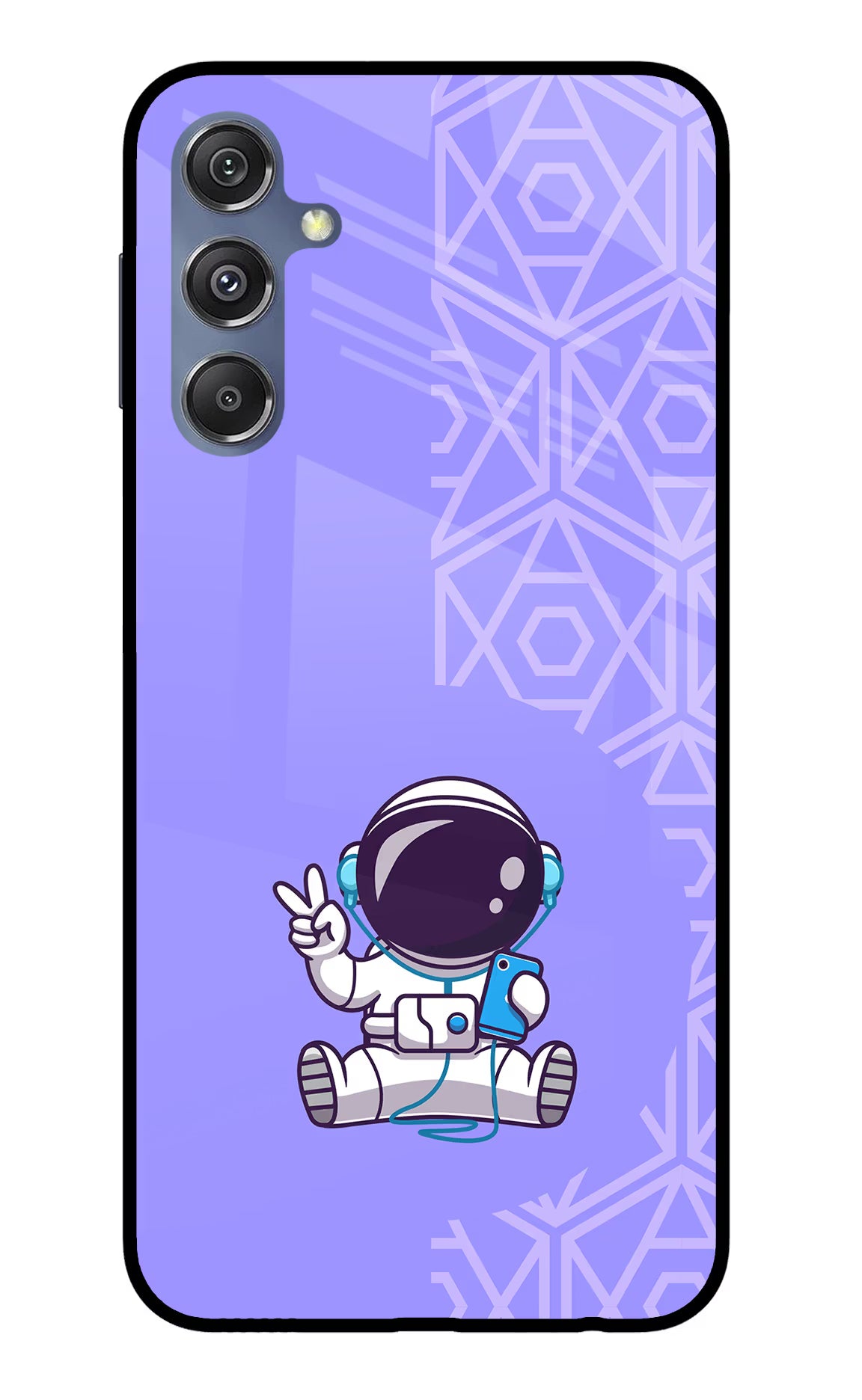 Cute Astronaut Chilling Samsung M34 5G/F34 5G Glass Case - Cute Astronaut Chilling Samsung M34 5G/F34 5G Glass Case Cute Astronaut Chilling Samsung M34 5G/F34 5G Glass Case