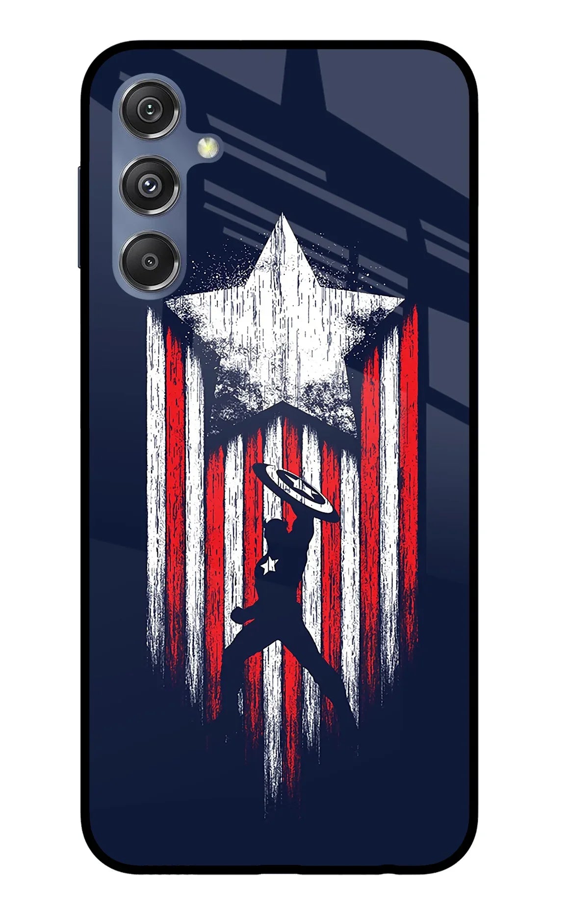 Captain America Marvel Art Samsung M34 5G/F34 5G Glass Case - Captain America Marvel Art Samsung M34 5G/F34 5G Glass Case Captain America Marvel Art Samsung M34 5G/F34 5G Glass Case