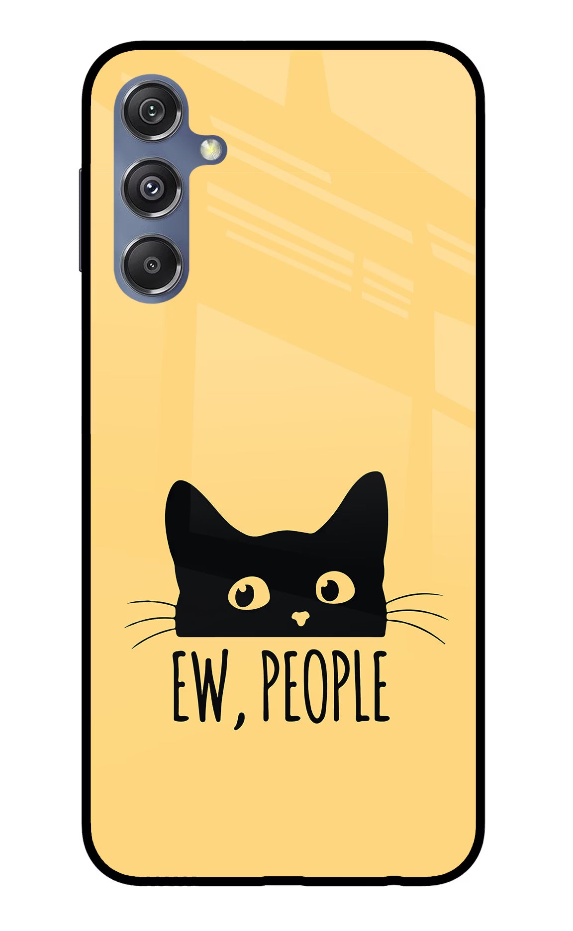 Ew People Catitude Samsung M34 5G/F34 5G Glass Case - Ew People Catitude Samsung M34 5G/F34 5G Glass Case Ew People Catitude Samsung M34 5G/F34 5G Glass Case