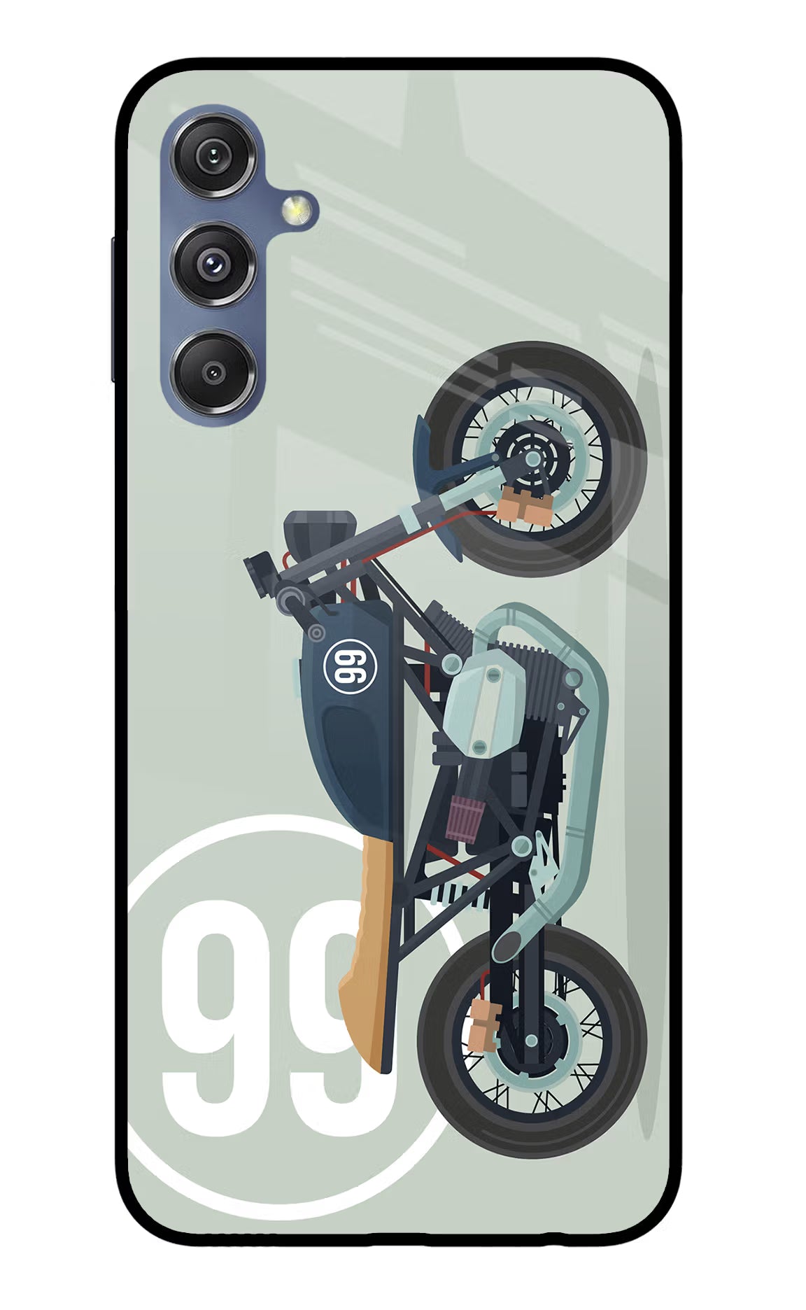 Classic Cafe Racer 99 Samsung M34 5G/F34 5G Glass Case - Classic Cafe Racer 99 Samsung M34 5G/F34 5G Glass Case Classic Cafe Racer 99 Samsung M34 5G/F34 5G Glass Case
