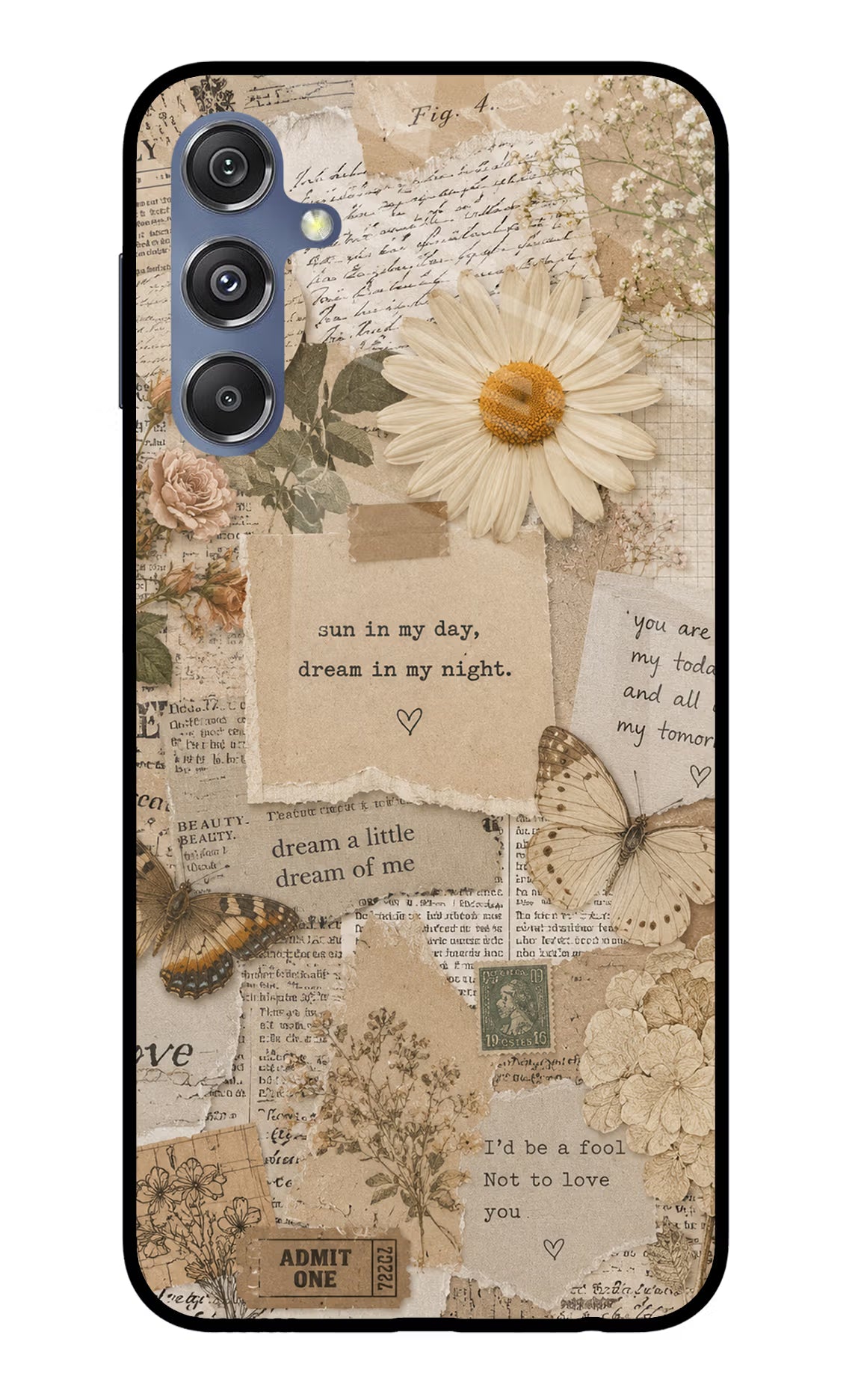 Vintage case Samsung M34 5G/F34 5G Glass Case - Vintage case Samsung M34 5G/F34 5G Glass Case Vintage case Samsung M34 5G/F34 5G Glass Case