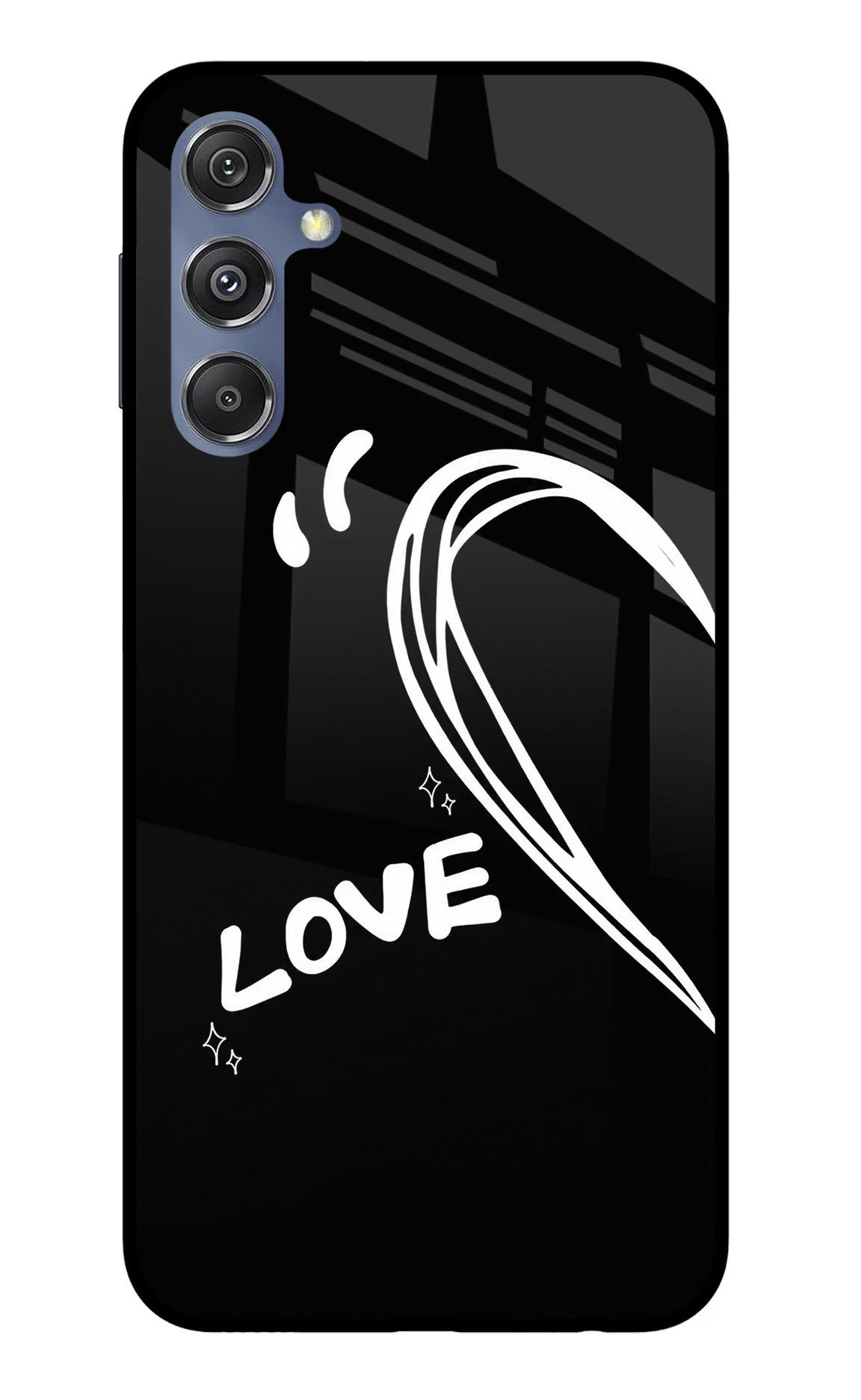 Love Line Samsung M34 5G/F34 5G Glass Case - Love Line Samsung M34 5G/F34 5G Glass Case Love Line Samsung M34 5G/F34 5G Glass Case