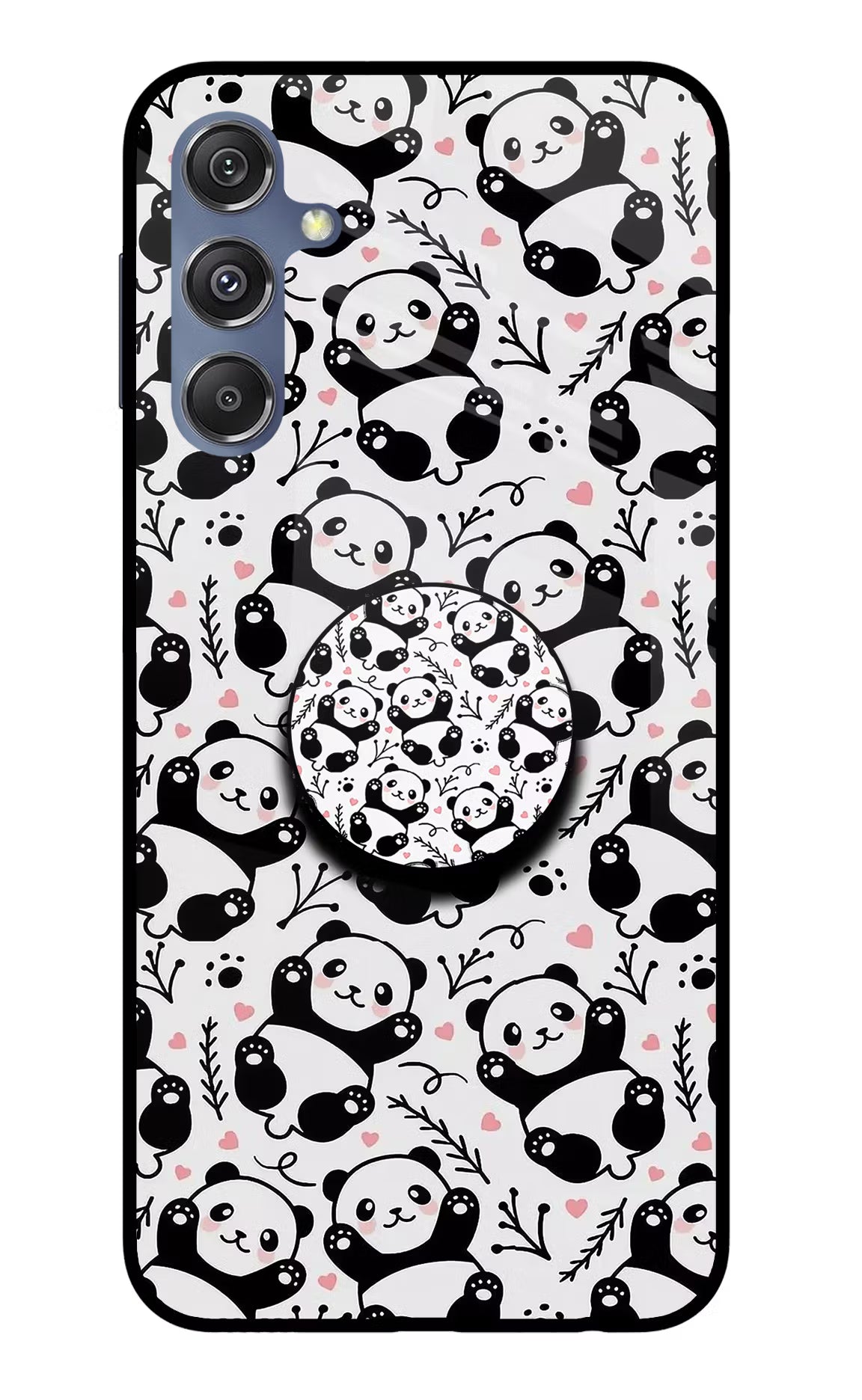 Cute Panda Samsung M34 5G/F34 5G Glass Case - Cute Panda Samsung M34 5G/F34 5G Glass Case Cute Panda Samsung M34 5G/F34 5G Glass Case