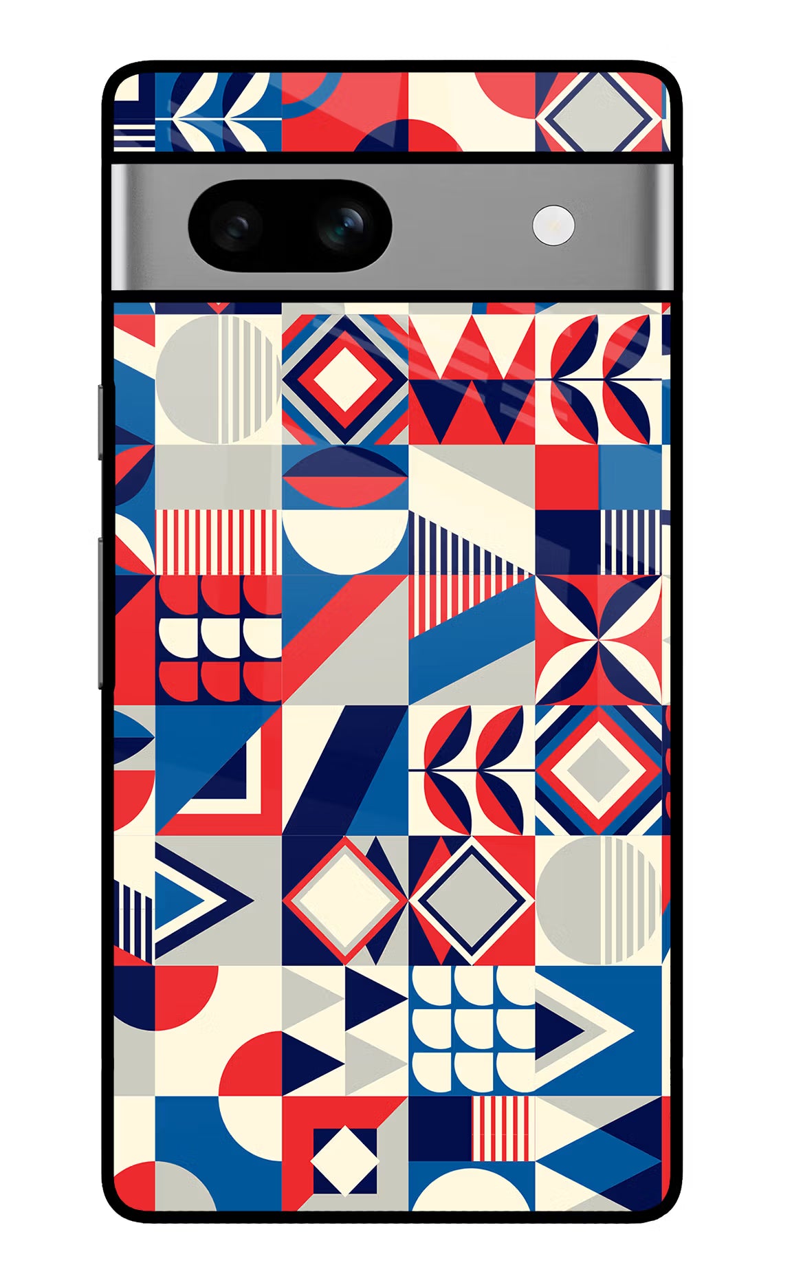 Colorful Pattern Google Pixel 7A Glass Case - Colorful Pattern Google Pixel 7A Glass Case Colorful Pattern Google Pixel 7A Glass Case