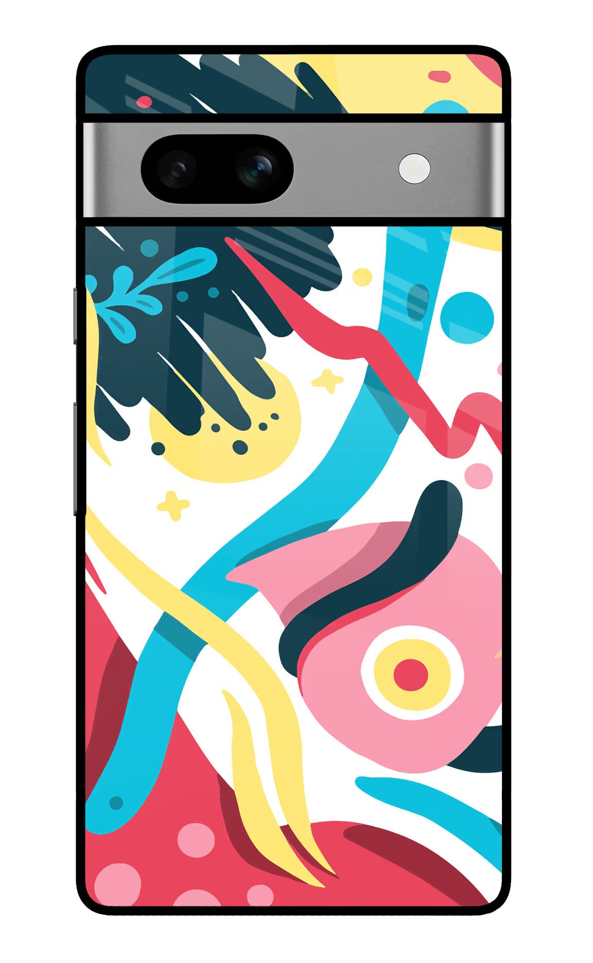 Trippy Google Pixel 7A Glass Case - Trippy Google Pixel 7A Glass Case Trippy Google Pixel 7A Glass Case