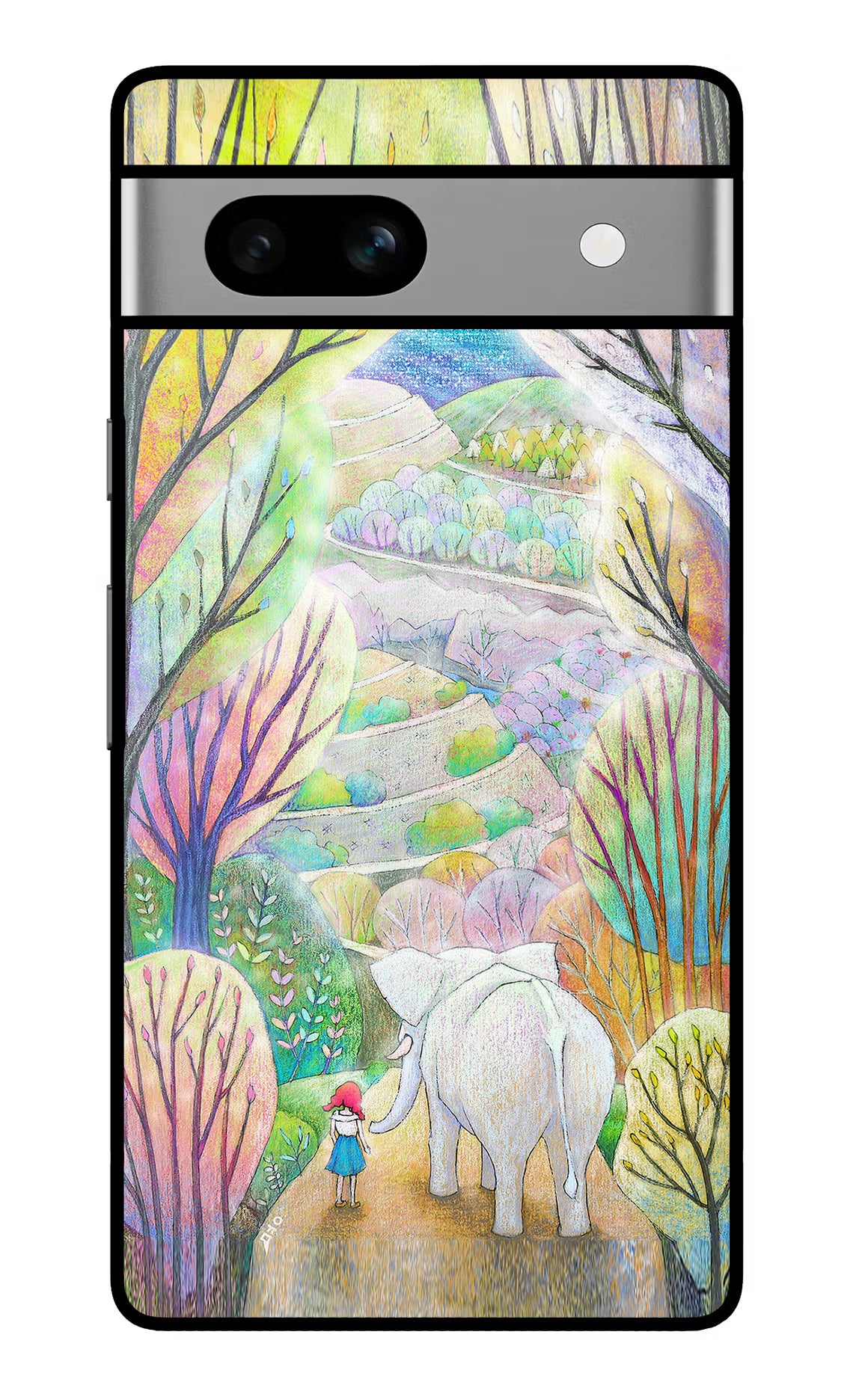 Nature Painting Google Pixel 7A Glass Case - Nature Painting Google Pixel 7A Glass Case Nature Painting Google Pixel 7A Glass Case