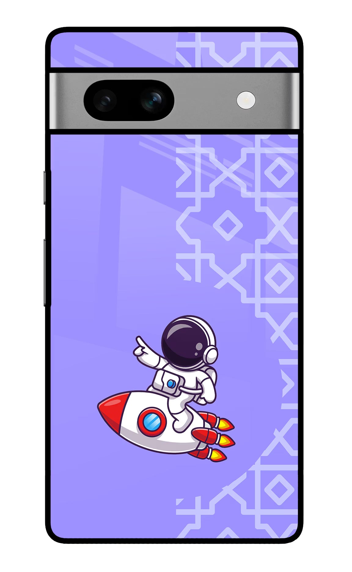 Cute Astronaut Google Pixel 7A Glass Case - Cute Astronaut Google Pixel 7A Glass Case Cute Astronaut Google Pixel 7A Glass Case