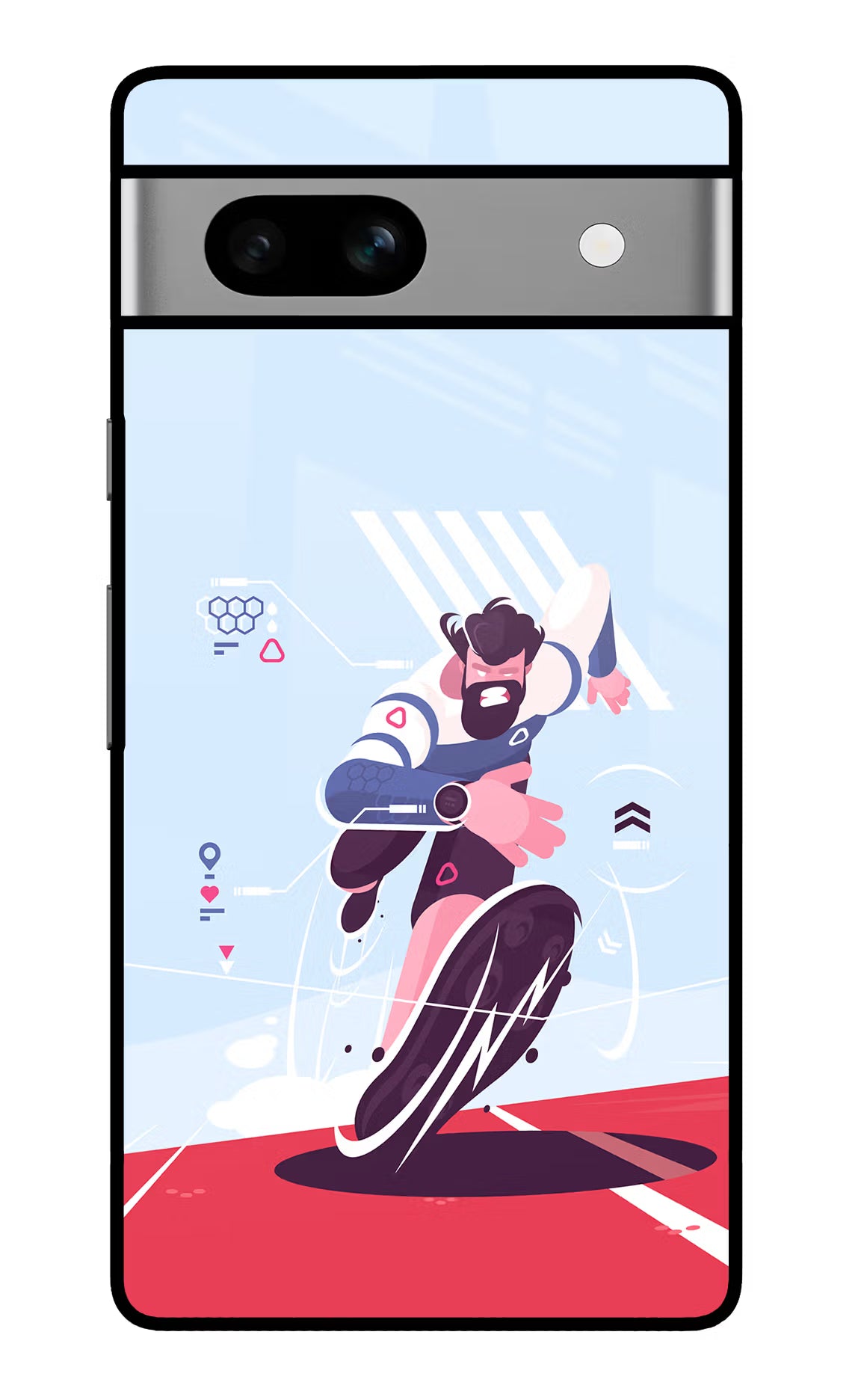 Run Pro Google Pixel 7A Glass Case - Run Pro Google Pixel 7A Glass Case Run Pro Google Pixel 7A Glass Case