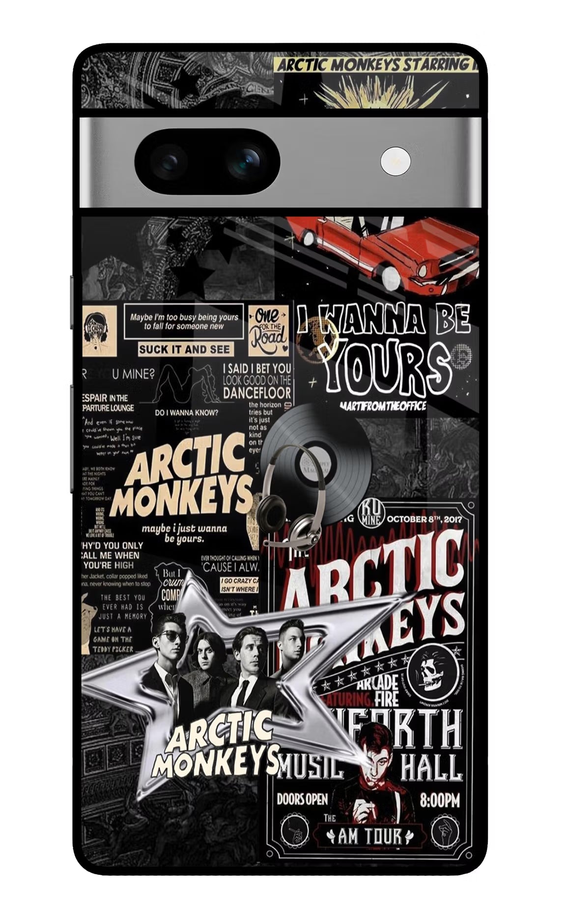 Arctic Monkeys Google Pixel 7A Glass Case - Arctic Monkeys Google Pixel 7A Glass Case Arctic Monkeys Google Pixel 7A Glass Case