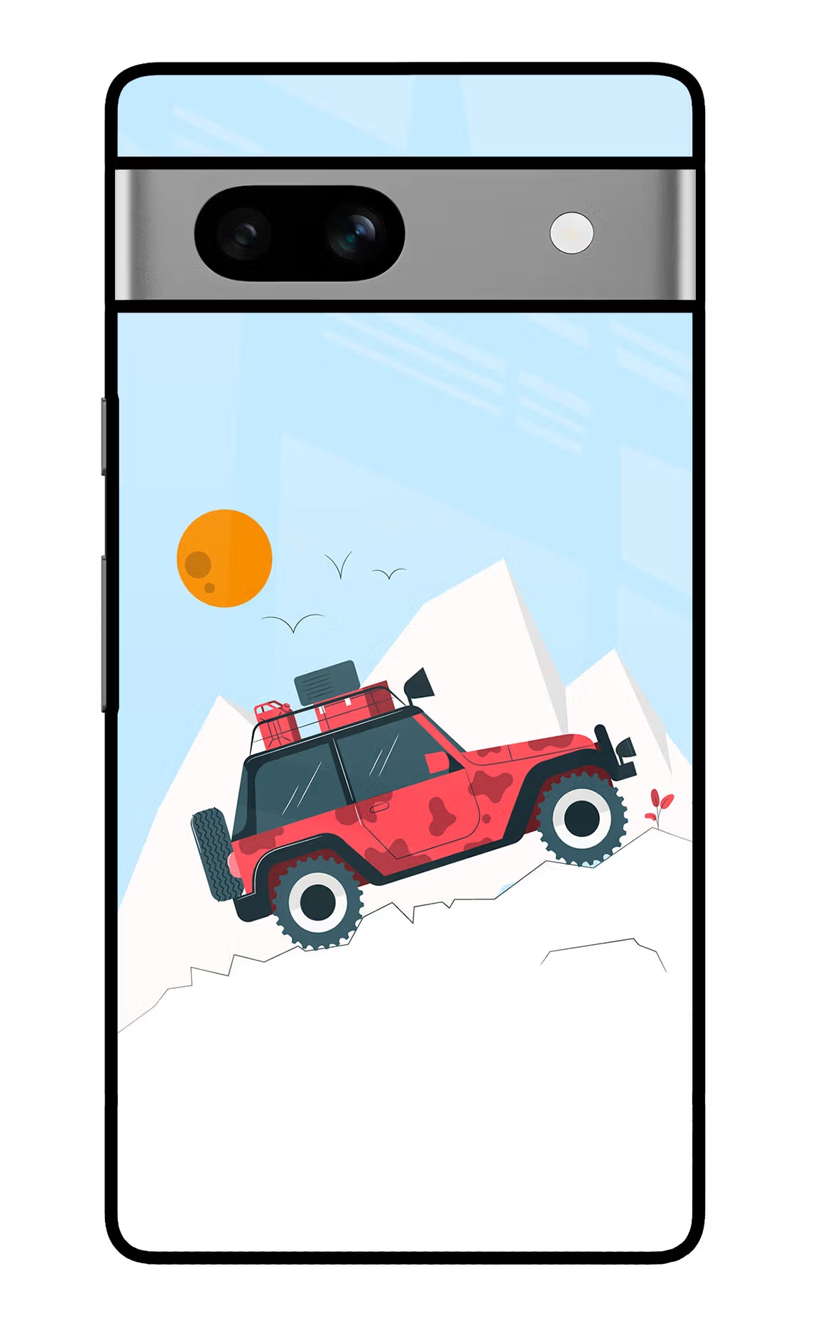 Mountain Trail Beast Google Pixel 7A Glass Case - Mountain Trail Beast Google Pixel 7A Glass Case Mountain Trail Beast Google Pixel 7A Glass Case