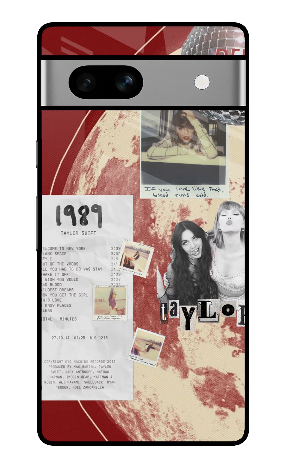 Taylor Swift Google Pixel 7A Glass Case - Taylor Swift Google Pixel 7A Glass Case Taylor Swift Google Pixel 7A Glass Case