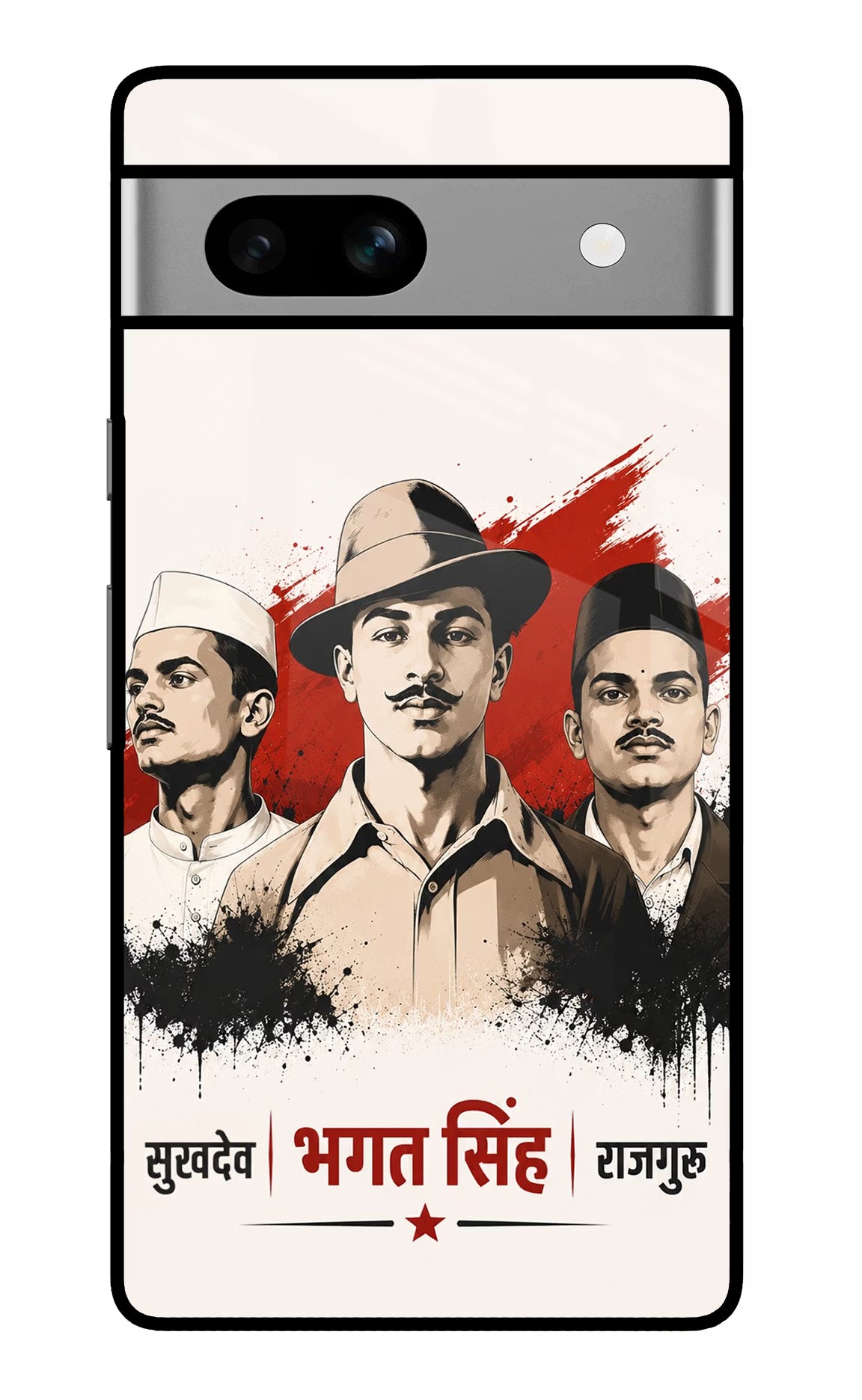 Sardar Patel Iron Will Google Pixel 7A Glass Case - Sardar Patel Iron Will Google Pixel 7A Glass Case Sardar Patel Iron Will Google Pixel 7A Glass Case