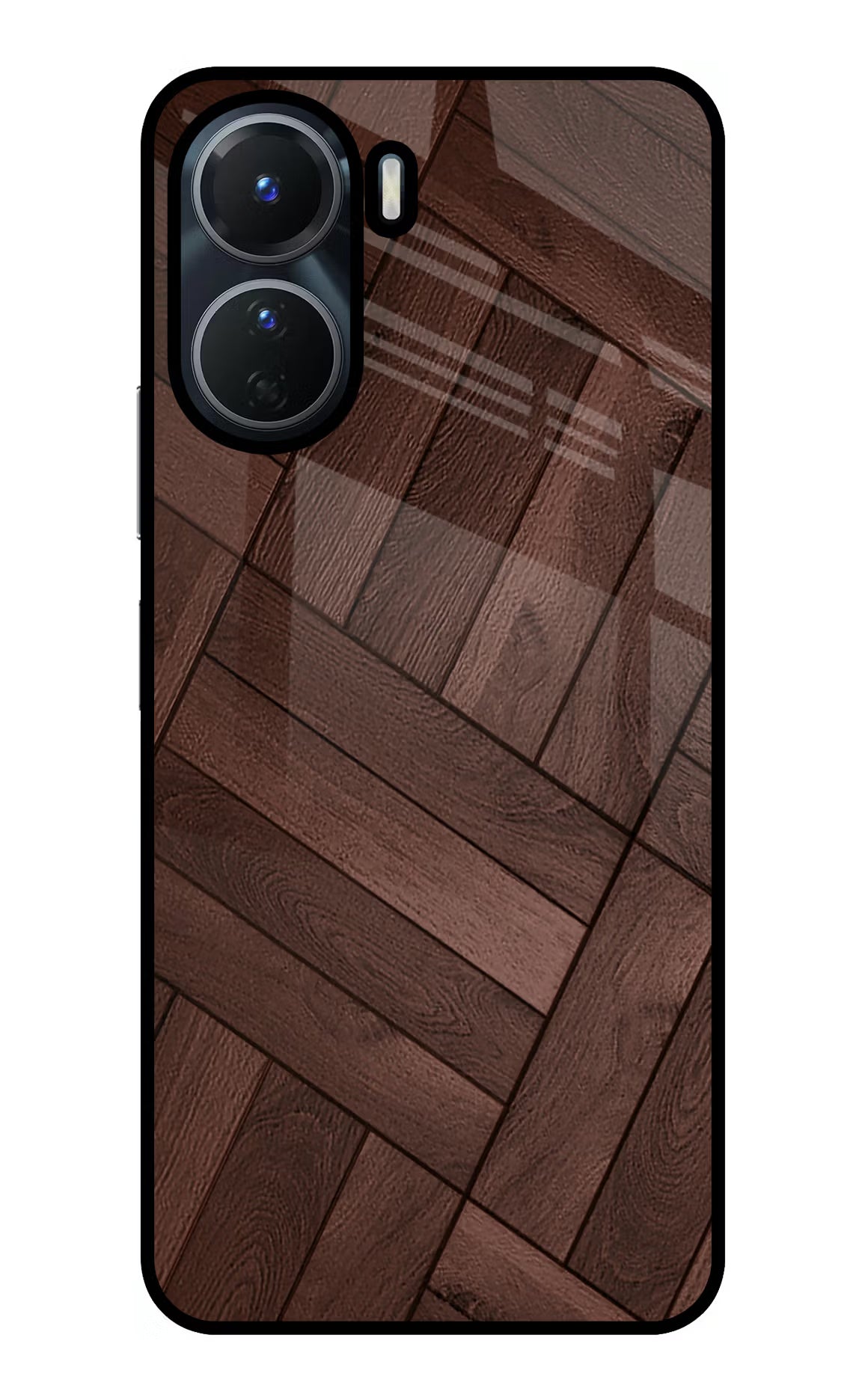 Wooden Texture Design Vivo T2x 5G Glass Case - Wooden Texture Design Vivo T2x 5G Glass Case Wooden Texture Design Vivo T2x 5G Glass Case