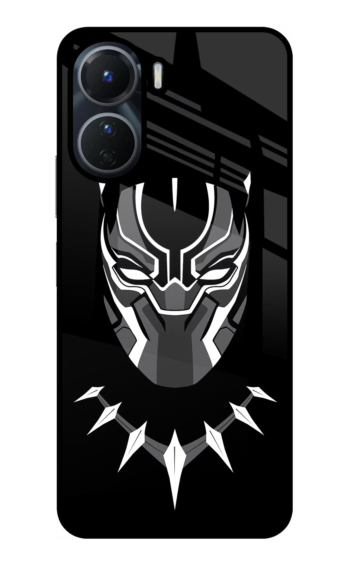 Black Panther Vivo T2x 5G Glass Case - Black Panther Vivo T2x 5G Glass Case Black Panther Vivo T2x 5G Glass Case