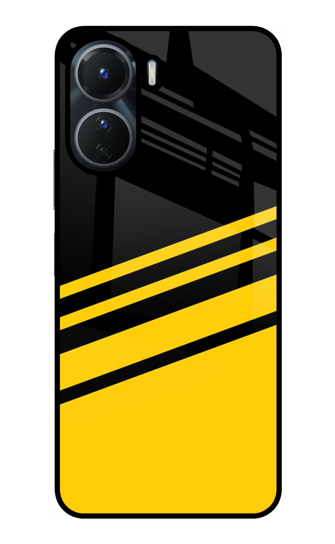 Yellow Shades Vivo T2x 5G Glass Case - Yellow Shades Vivo T2x 5G Glass Case Yellow Shades Vivo T2x 5G Glass Case