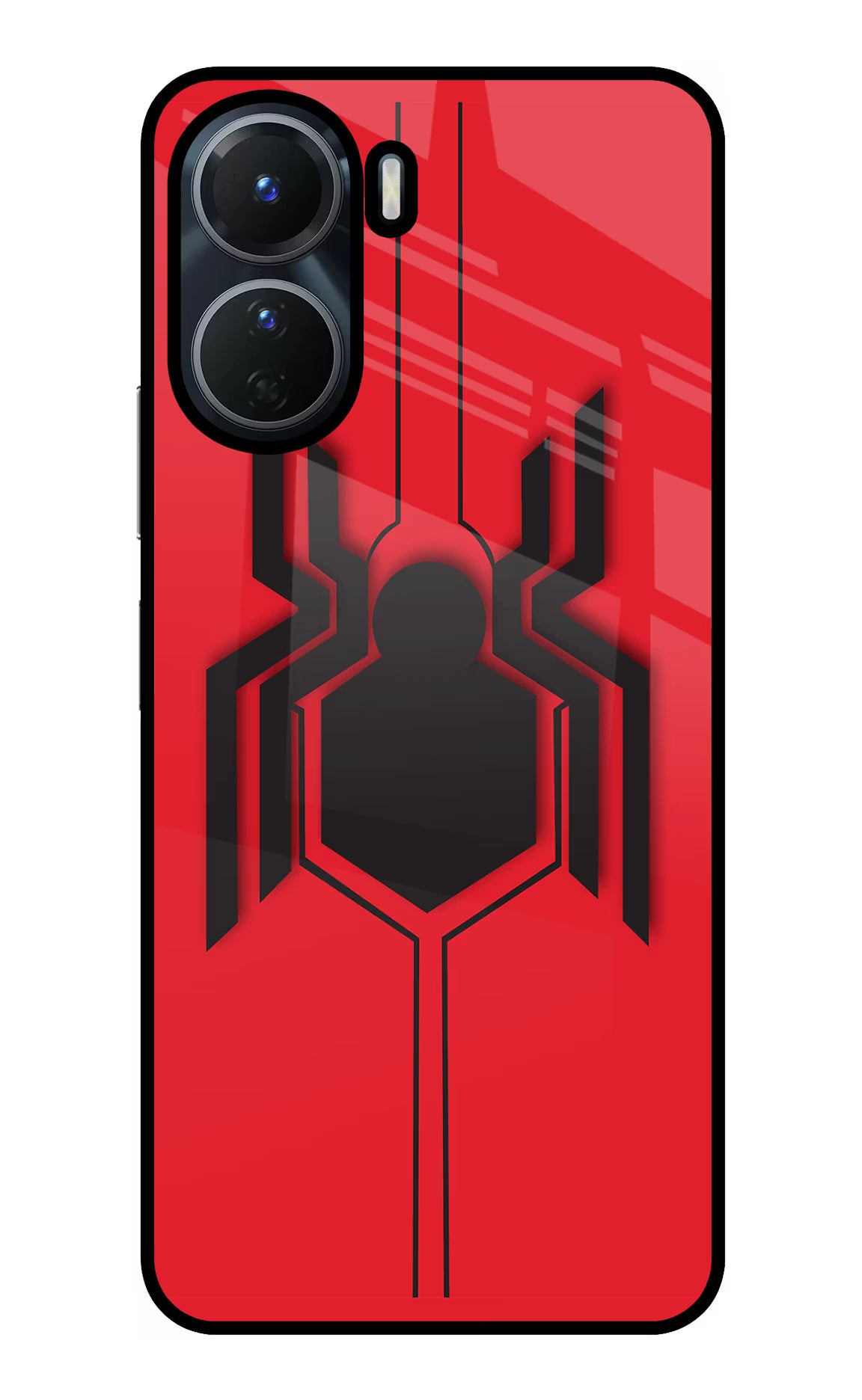 Spider Vivo T2x 5G Glass Case - Spider Vivo T2x 5G Glass Case Spider Vivo T2x 5G Glass Case