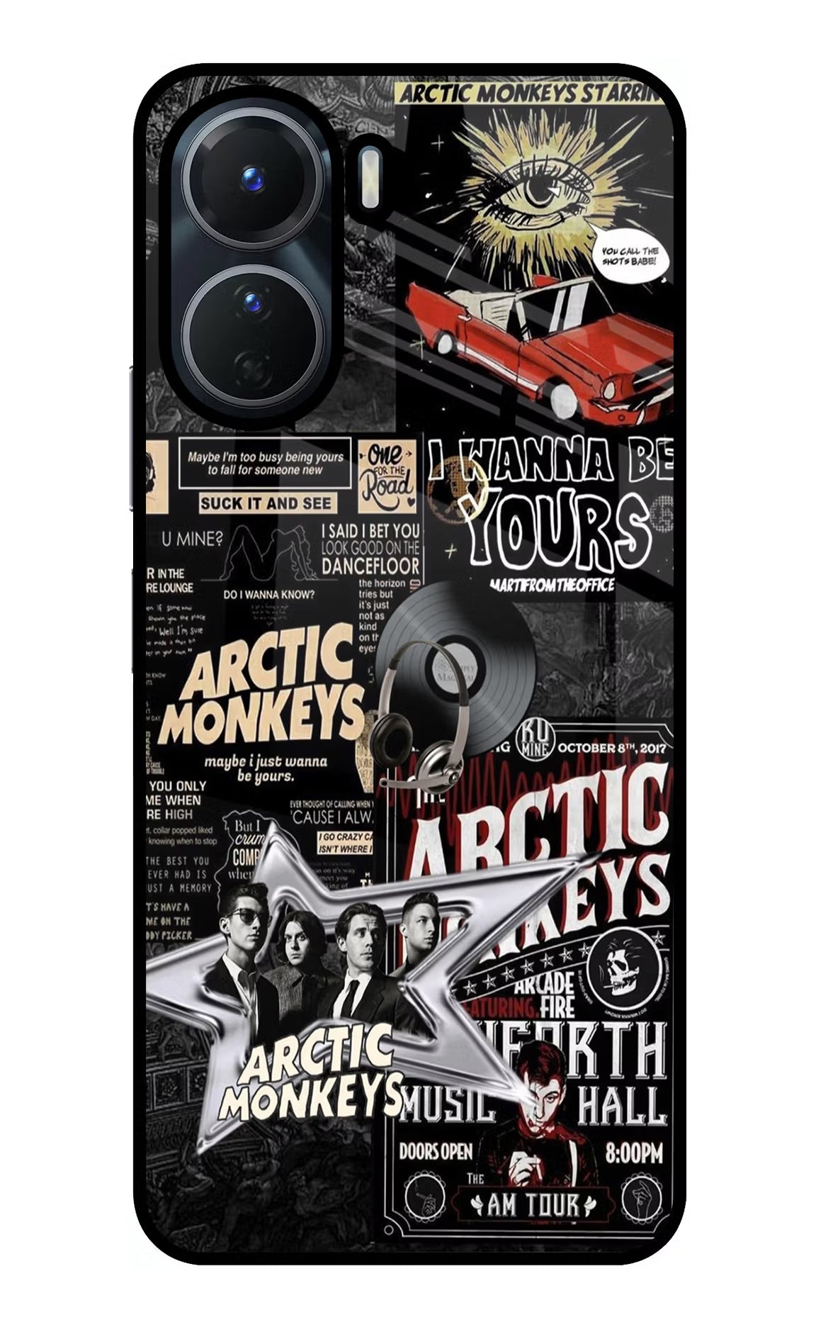 Arctic Monkeys Vivo T2x 5G Glass Case - Arctic Monkeys Vivo T2x 5G Glass Case Arctic Monkeys Vivo T2x 5G Glass Case