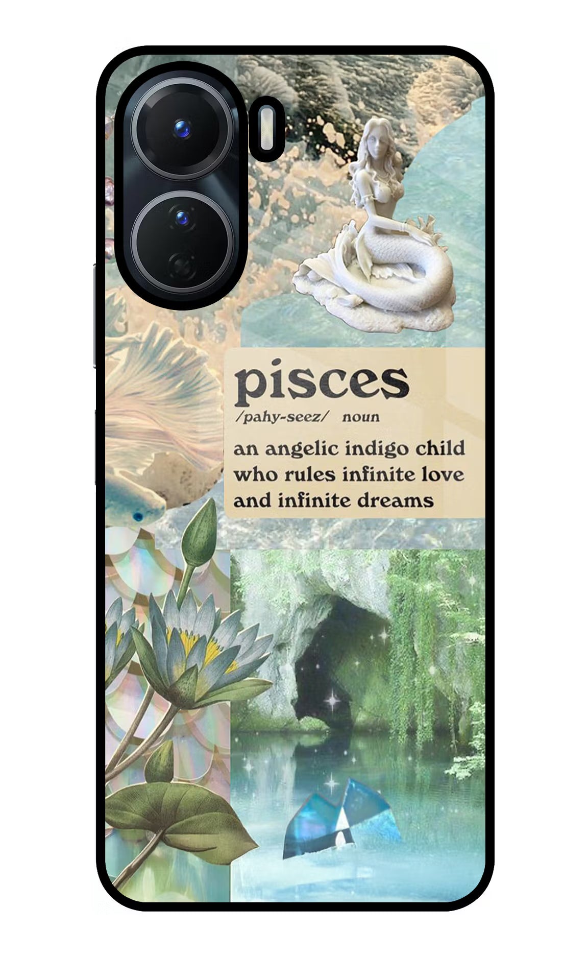 Pisces Zodiac Vivo T2x 5G Glass Case - Pisces Zodiac Vivo T2x 5G Glass Case Pisces Zodiac Vivo T2x 5G Glass Case